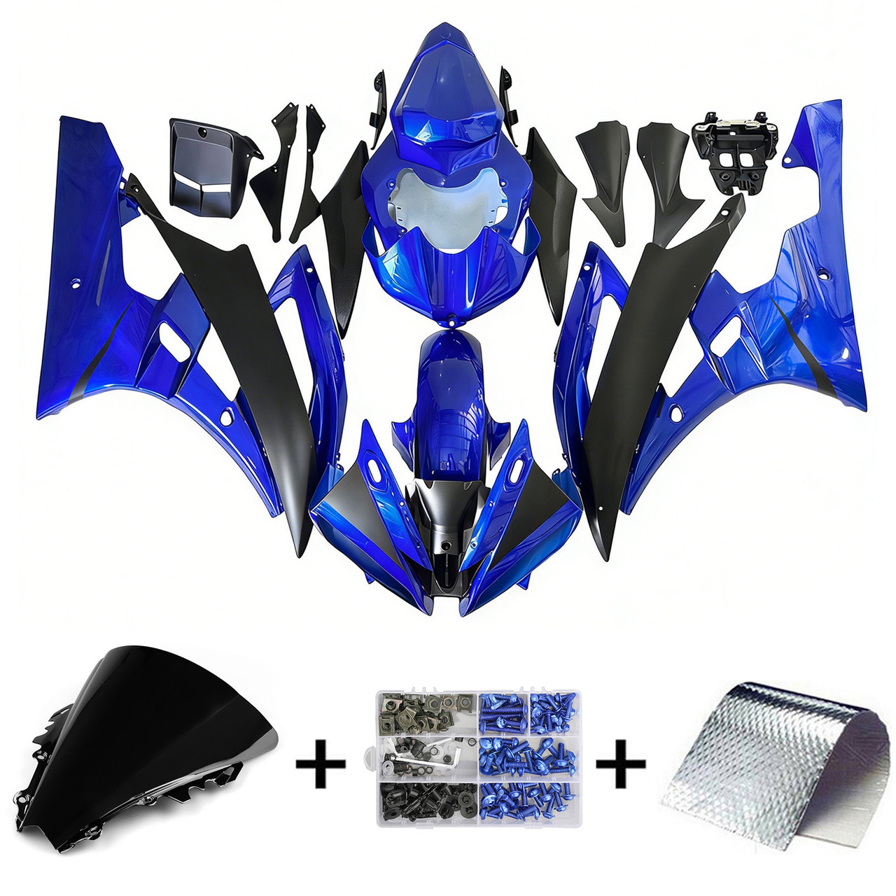 2006-2007 Yamaha YZF 600 R6 Amotopart Fairing Kit Generic #160