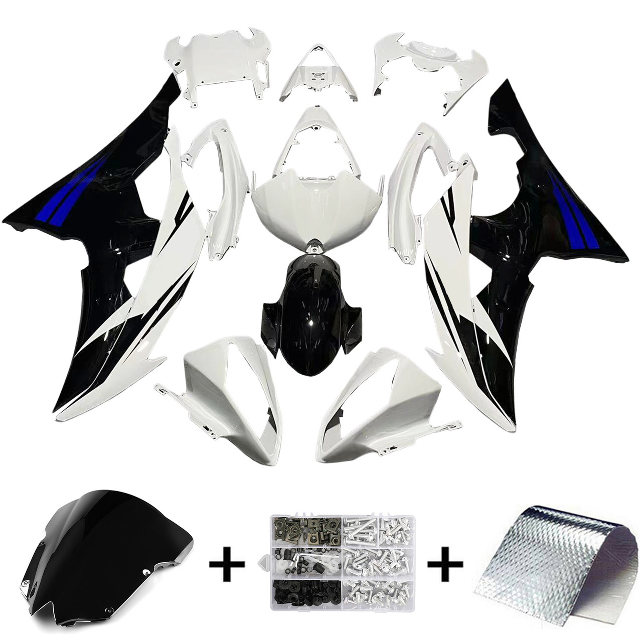2008-2016 Yamaha YZF 600 R6 Amotopart Fairing Kit Generic #195
