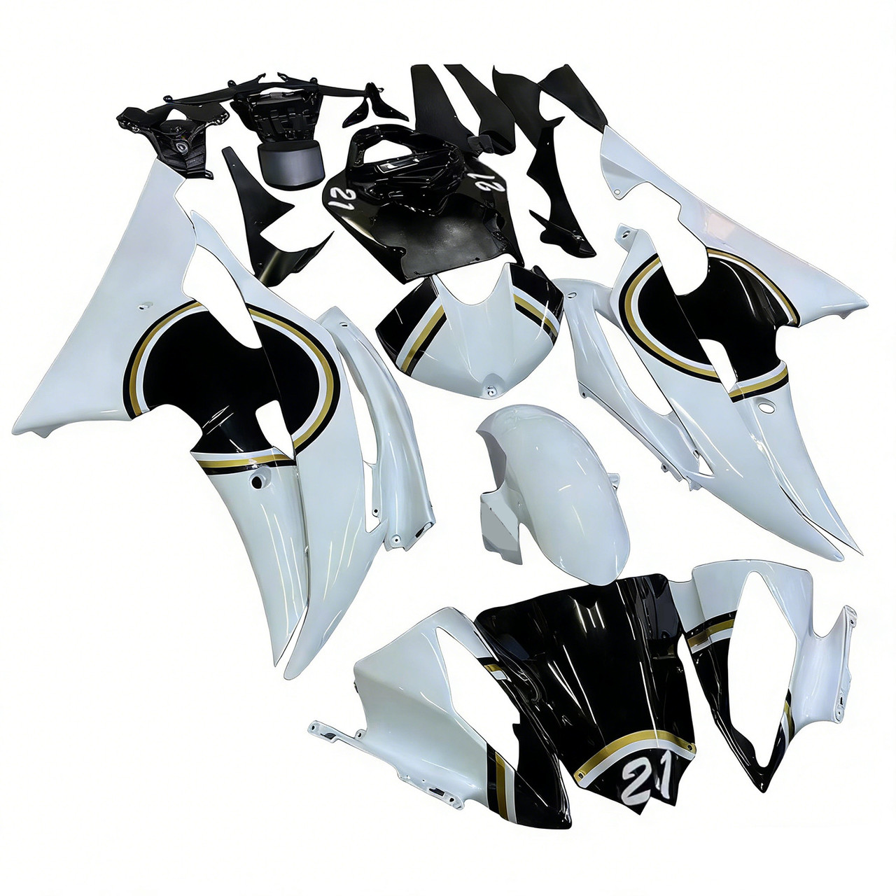 2008-2016 Yamaha YZF 600 R6 Amotopart Fairing Kit Generic #202