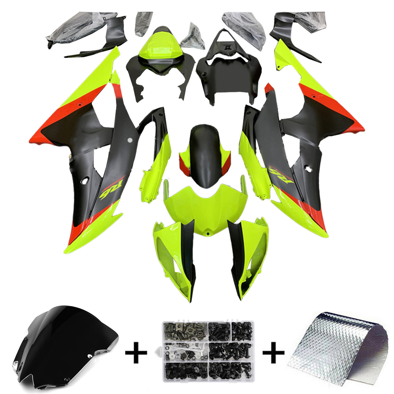 2008-2016 Yamaha YZF 600 R6 Amotopart Fairing Kit Generic #203