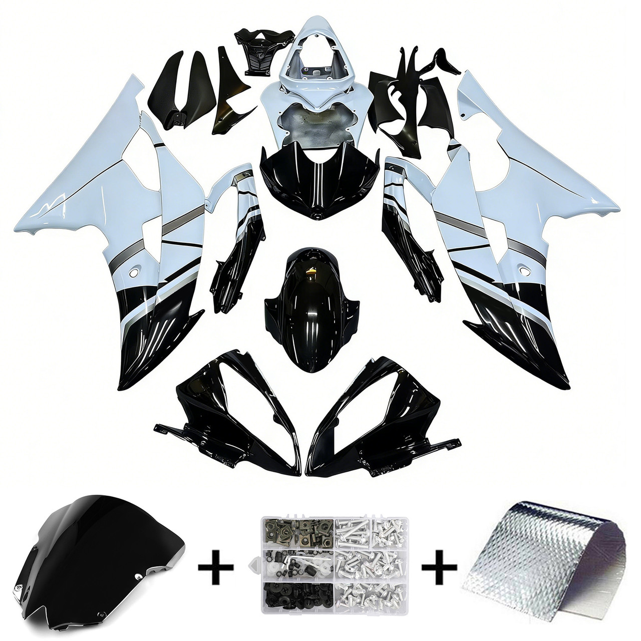2008-2016 Yamaha YZF 600 R6 Amotopart Fairing Kit Generic #204