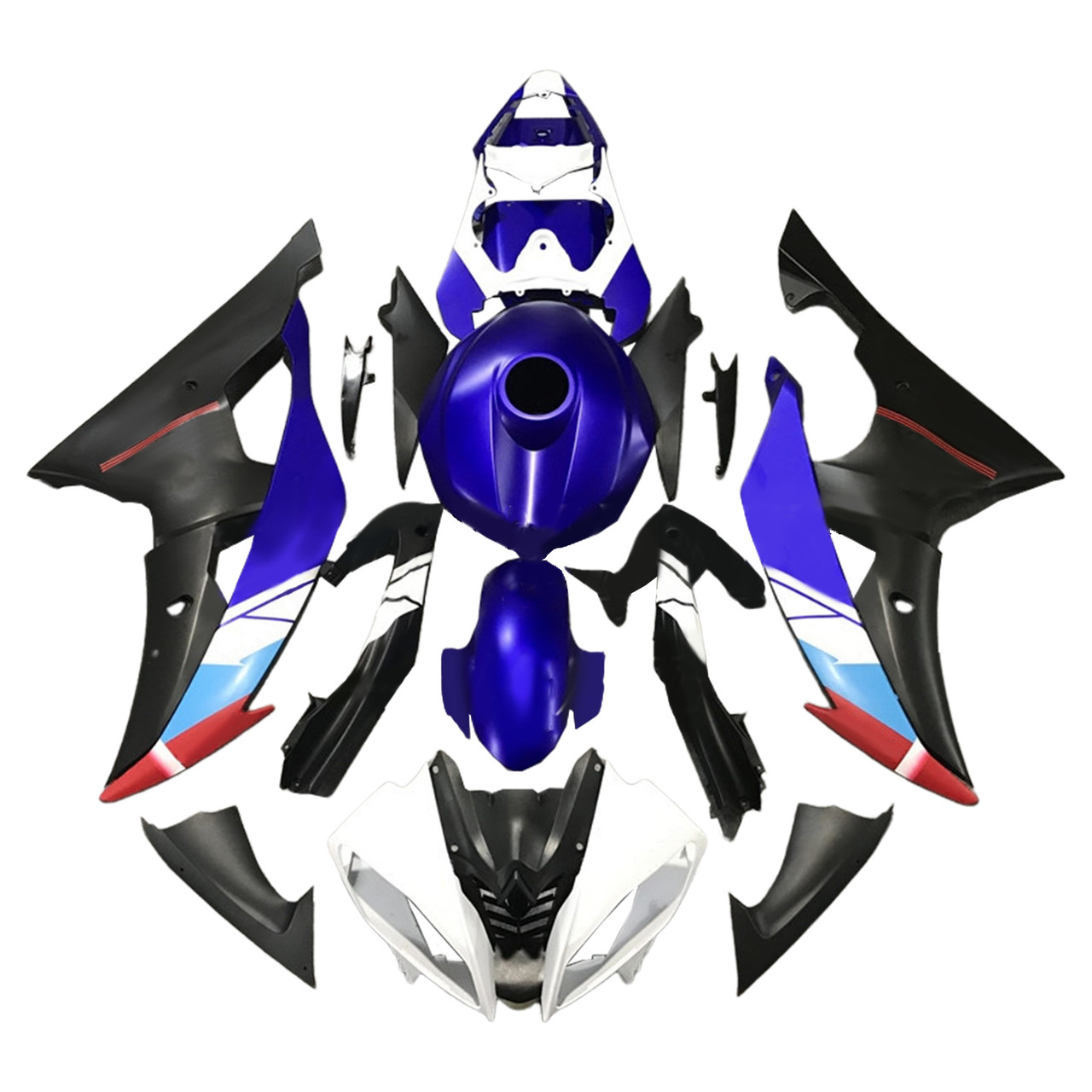 2008-2016 Yamaha YZF 600 R6 Amotopart Fairing Kit Generic #207