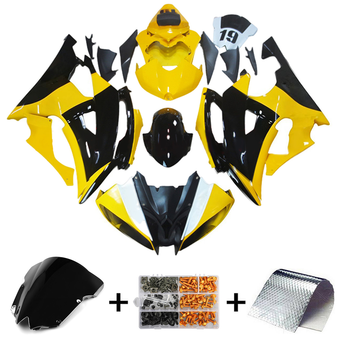2008-2016 Yamaha YZF 600 R6 Amotopart Fairing Kit Generic #208