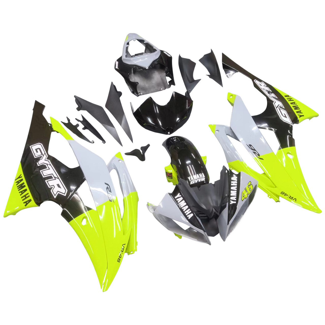 2008-2016 Yamaha YZF 600 R6 Amotopart Fairing Kit Generic #219