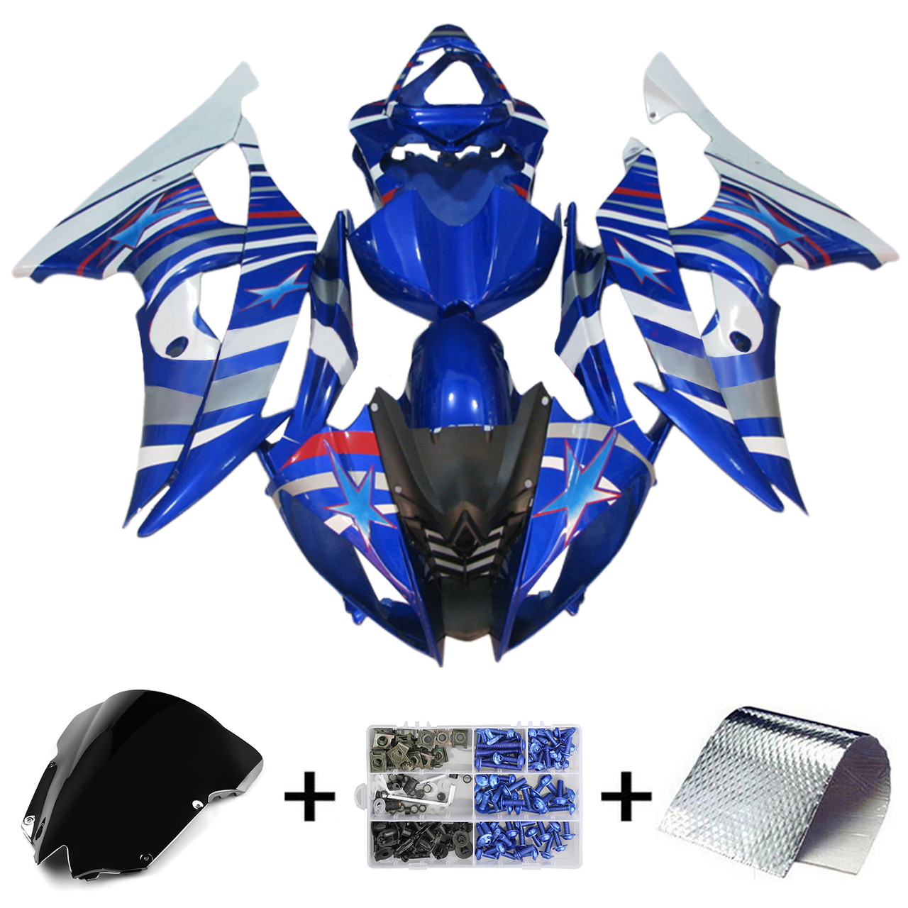 2008-2016 Yamaha YZF 600 R6 Amotopart Fairing Kit Generic #220