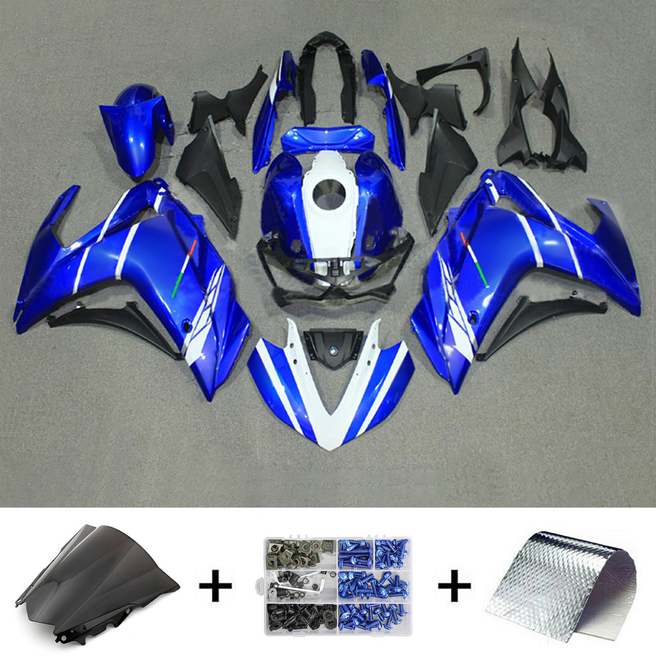 2014-2018 Yamaha YZF R3 Amotopart Fairing Kit Generic #153