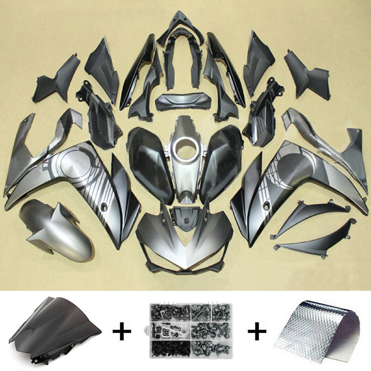 2014-2018 Yamaha YZF R3 Amotopart Fairing Kit Generic #157