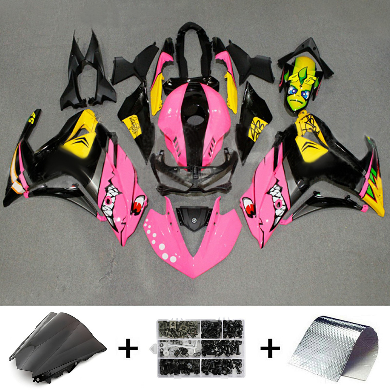 2014-2018 Yamaha YZF R3 Amotopart Fairing Kit Generic #159