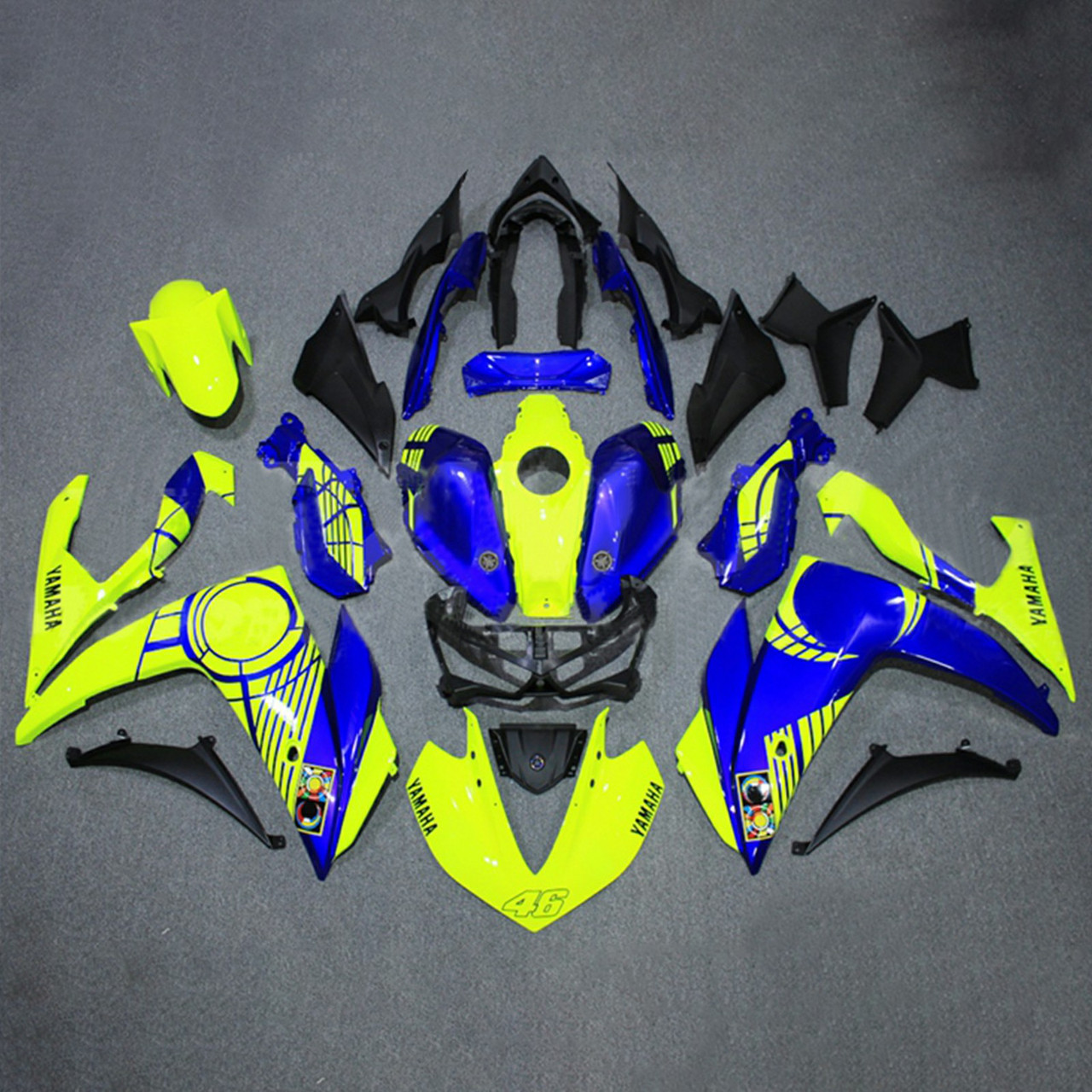 2014-2018 Yamaha YZF R3 Amotopart Fairing Kit Generic #160