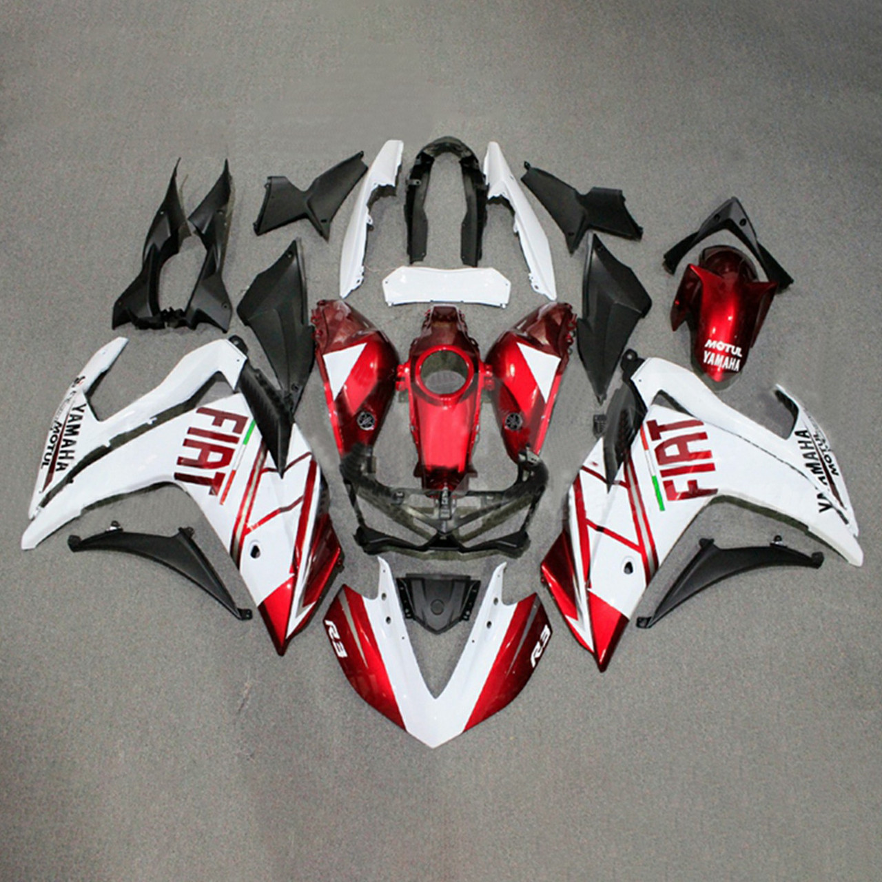 2014-2018 Yamaha YZF R3 Amotopart Fairing Kit Generic #161