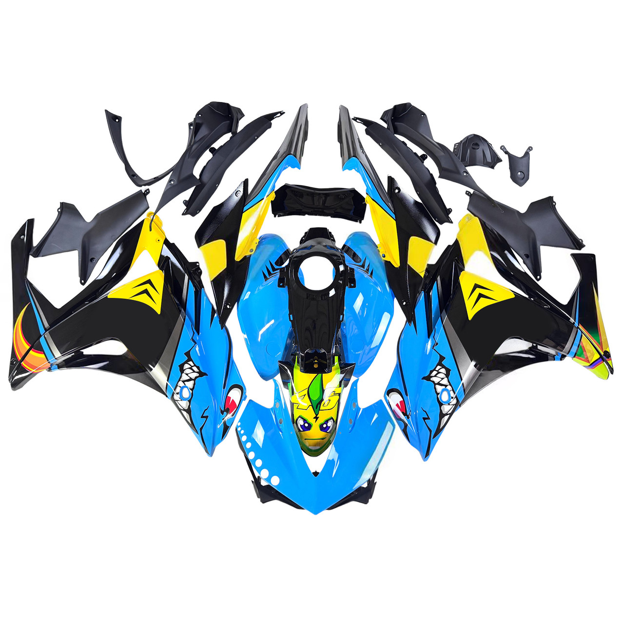 2014-2018 Yamaha YZF R3 Amotopart Fairing Kit Generic #163
