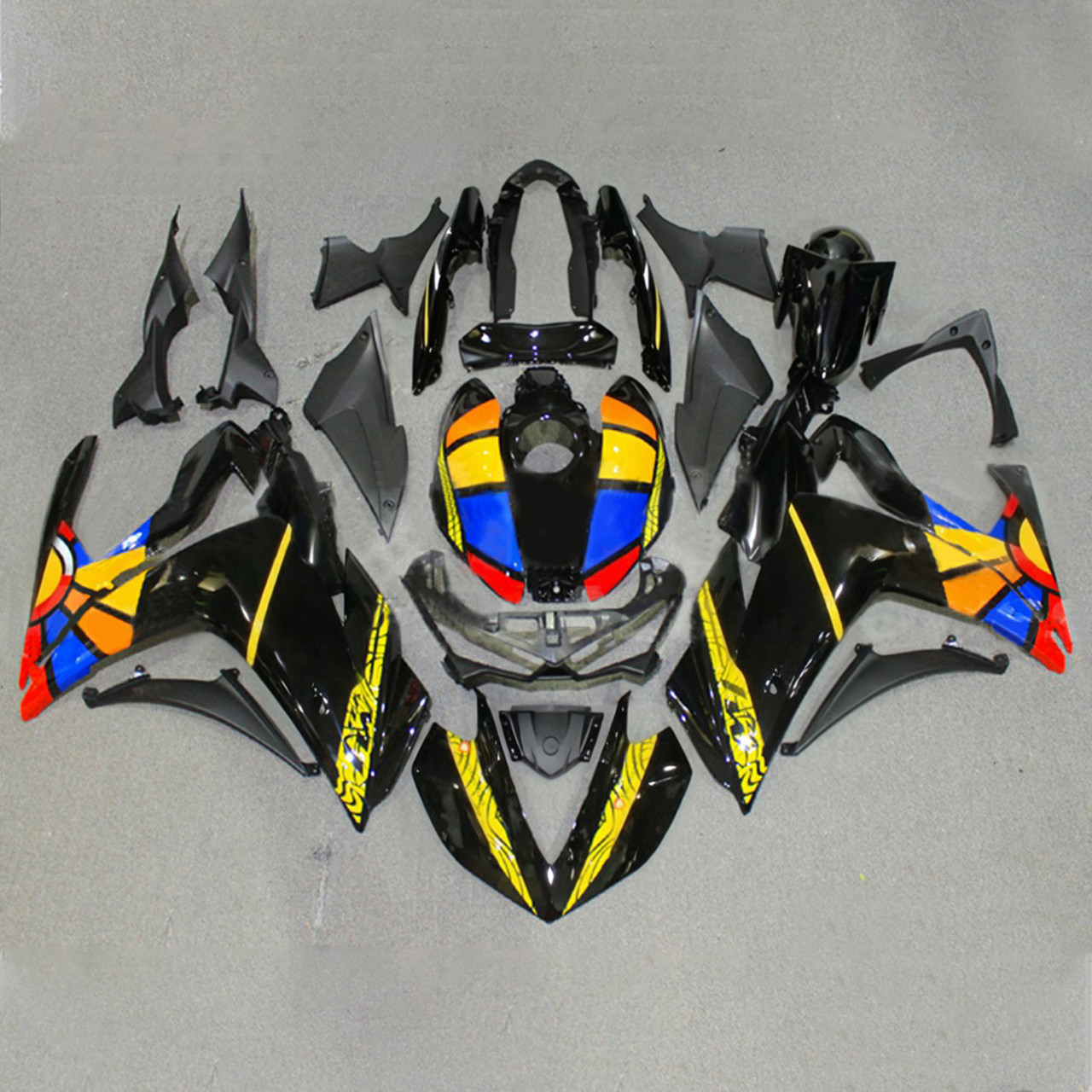 2014-2018 Yamaha YZF R3 Amotopart Fairing Kit Generic #164