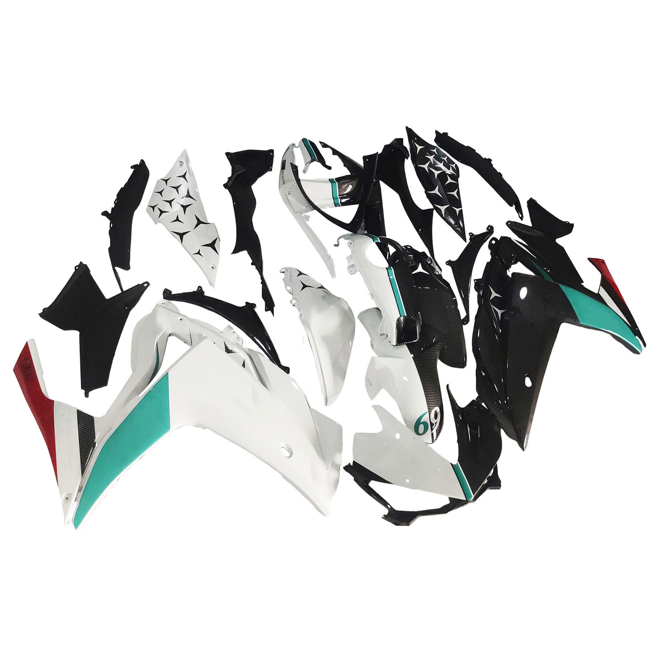 2014-2018 Yamaha YZF R3 Amotopart Fairing Kit Generic #166