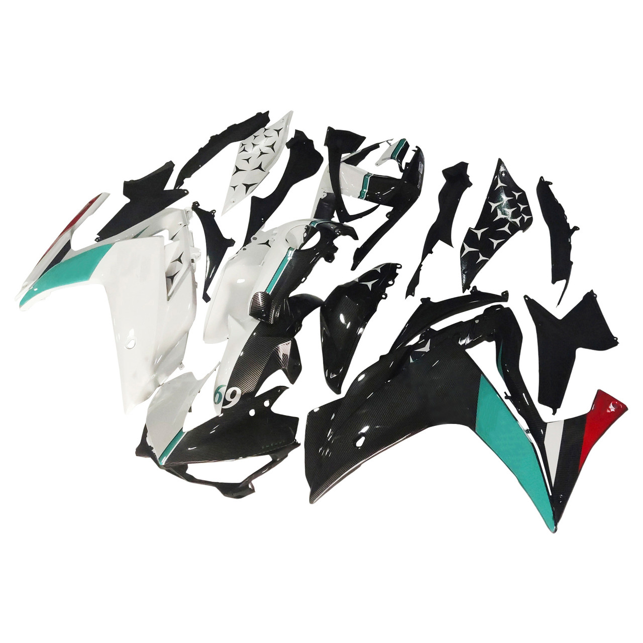 2014-2018 Yamaha YZF R3 Amotopart Fairing Kit Generic #166