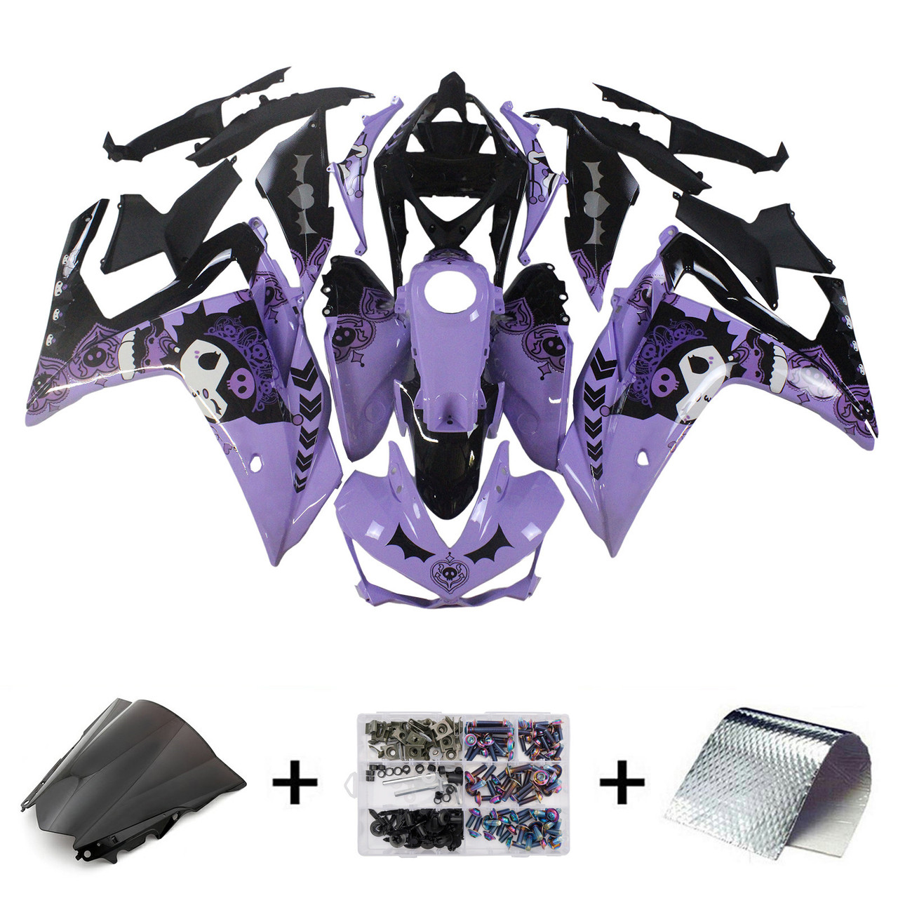 2014-2018 Yamaha YZF R3 Amotopart Fairing Kit Generic #167