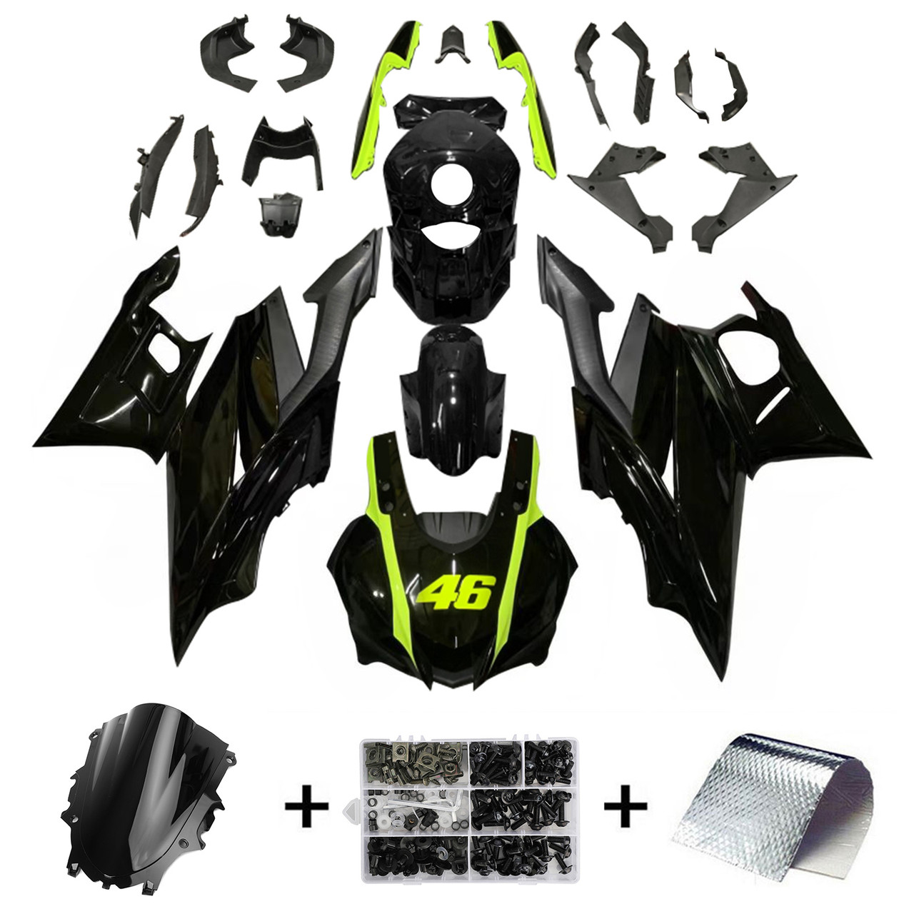 2019-2021 Yamaha YZF R3/R25 Amotopart Fairing Kit Generic #147