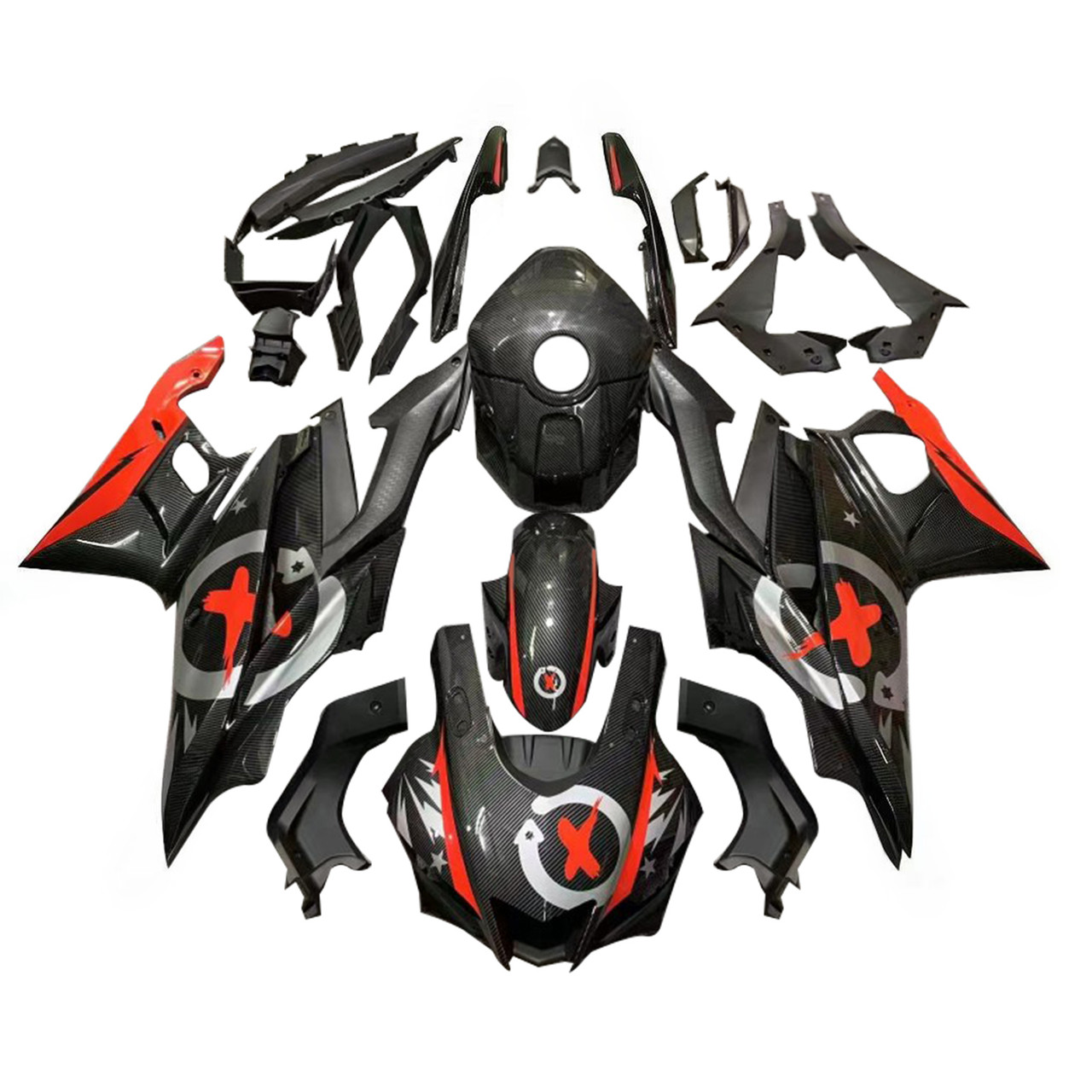 2019-2021 Yamaha YZF R3/R25 Amotopart Fairing Kit Generic #148