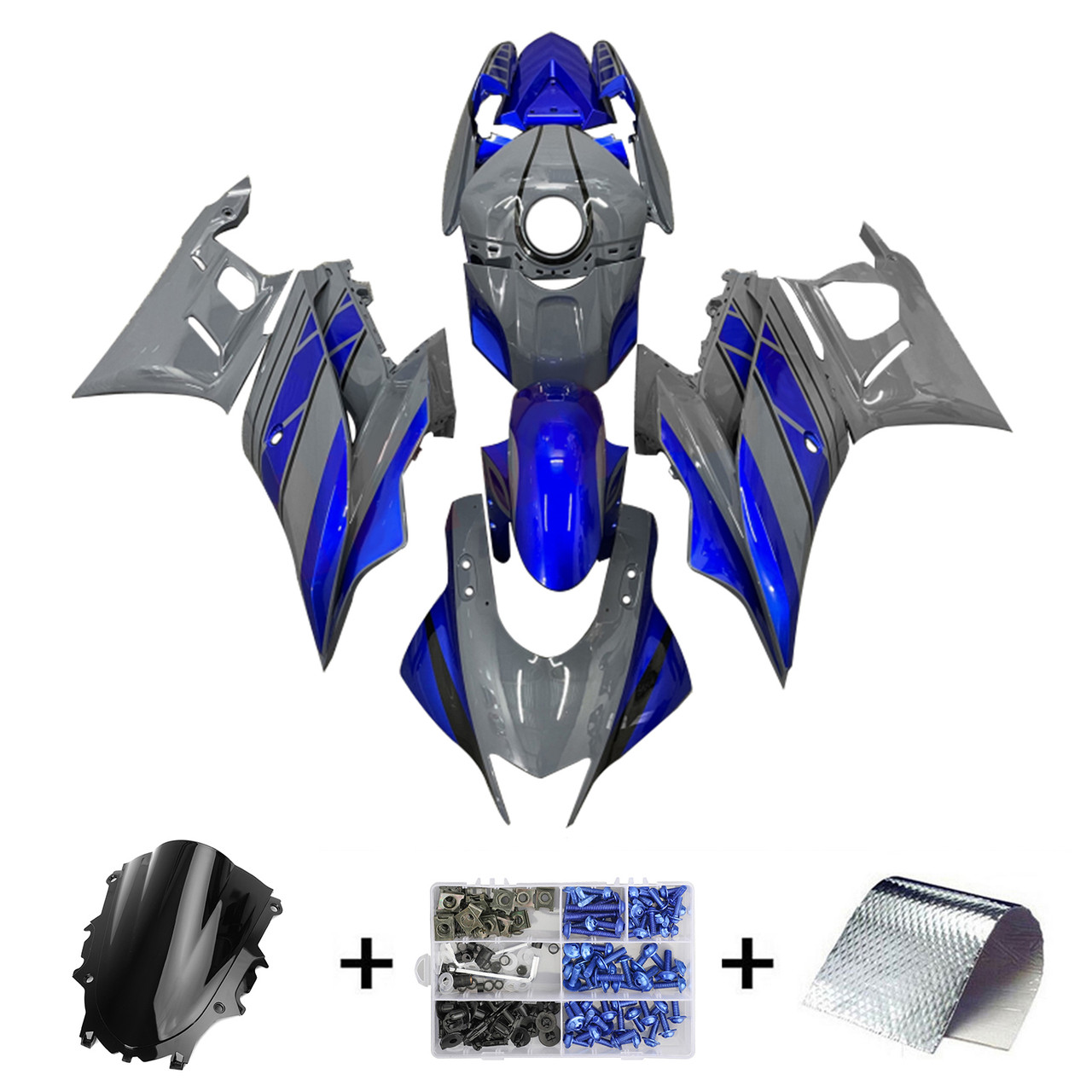 2019-2021 Yamaha YZF R3/R25 Amotopart Fairing Kit Generic #156