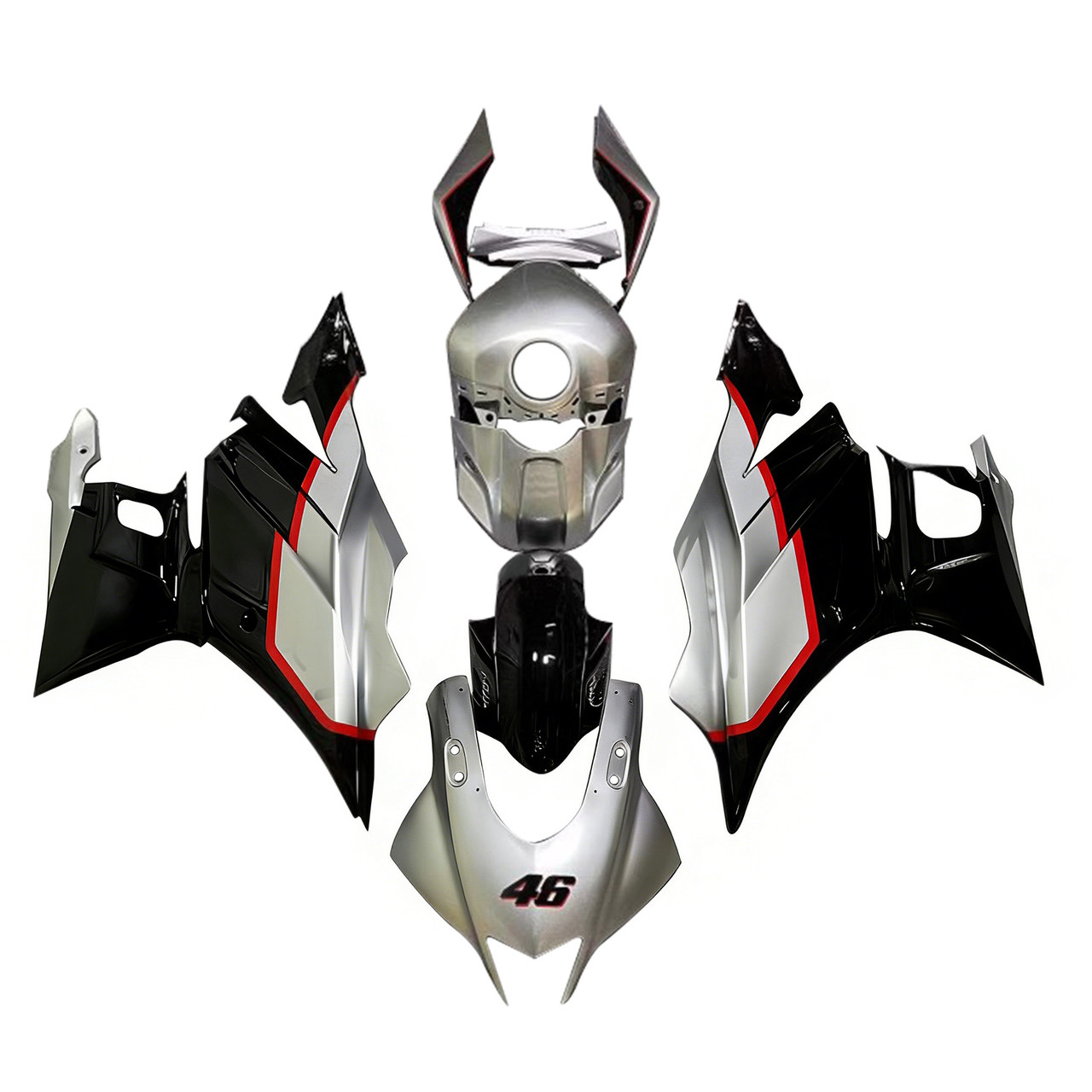 2019-2021 Yamaha YZF R3/R25 Amotopart Fairing Kit Generic #158