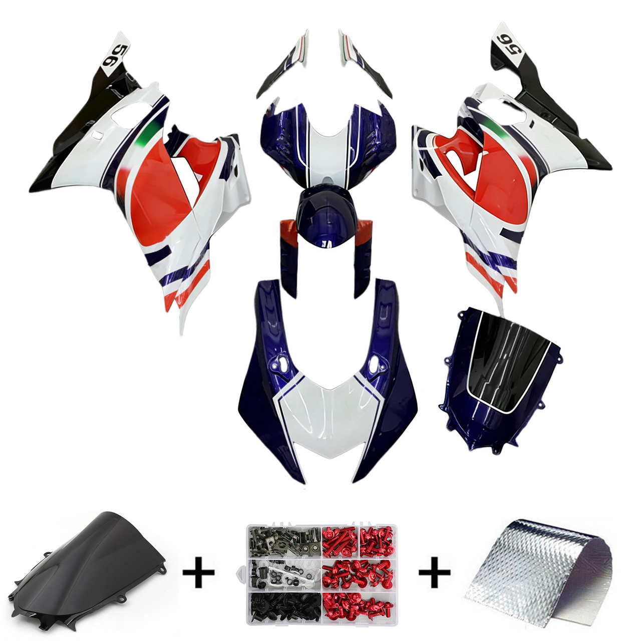2017-2022 Yamaha YZF-R6 Amotopart Fairing Kit Generic #109