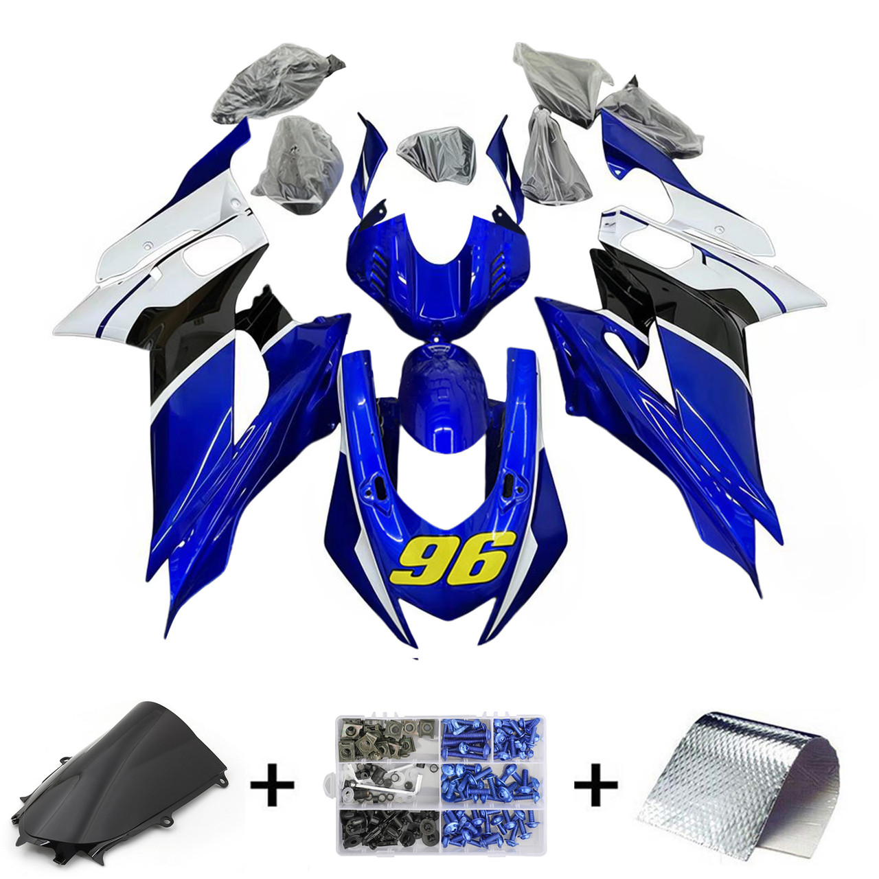 2017-2022 Yamaha YZF-R6 Amotopart Fairing Kit Generic #132