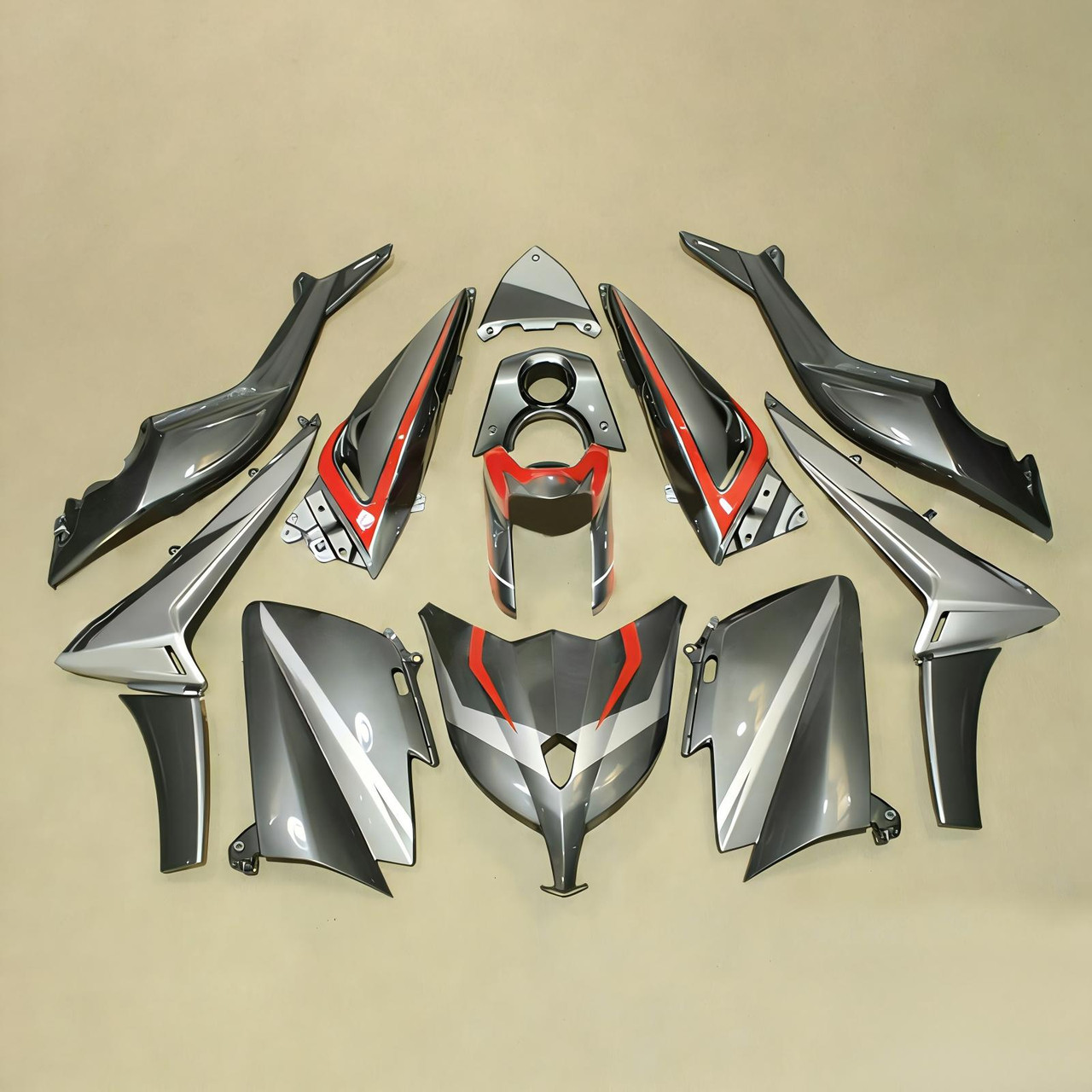 2012-2014 Yamaha TMAX530 Amotopart Fairing Kit Generic #136