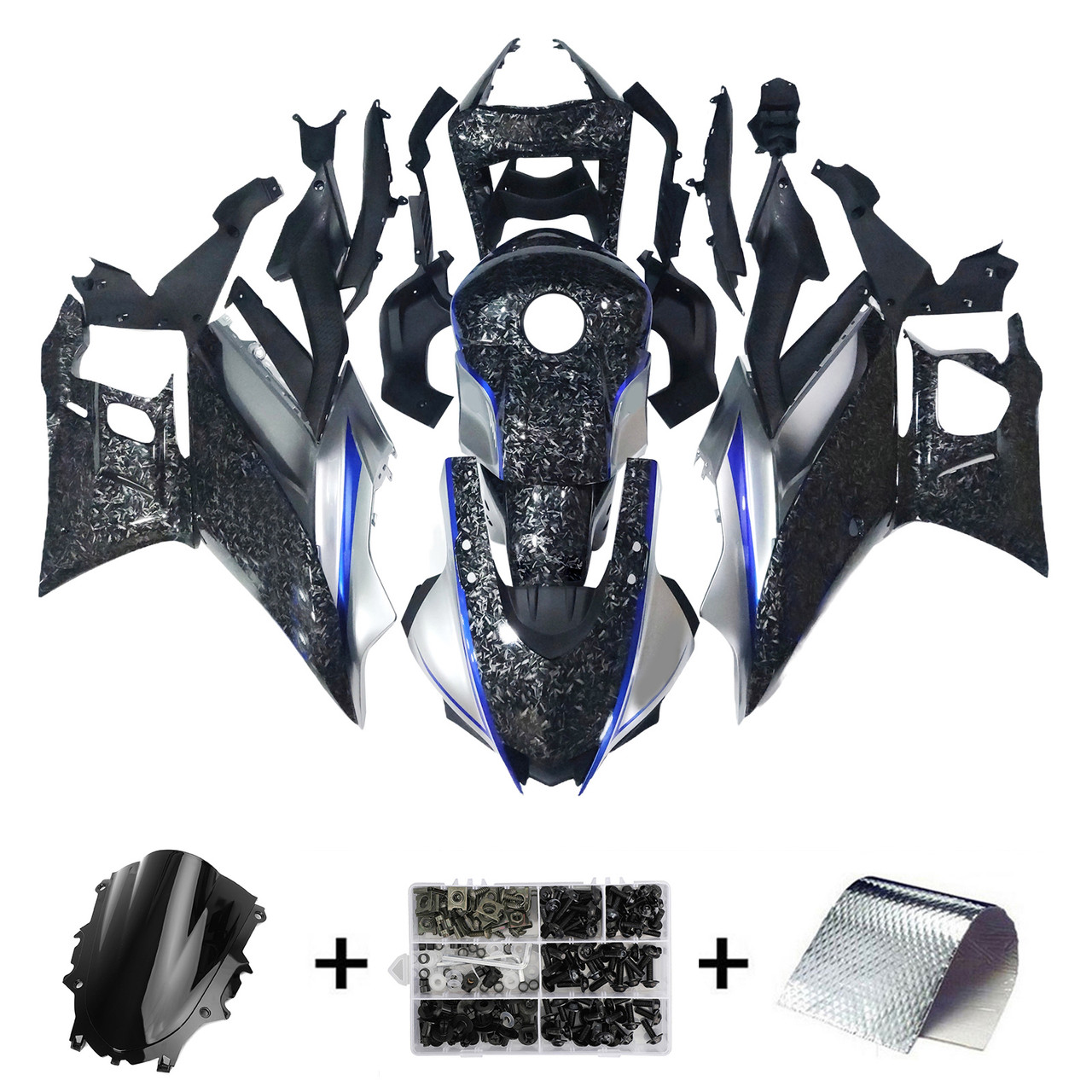 2022-2023 Yamaha YZF R3/R25 Amotopart Fairing Kit Generic #131