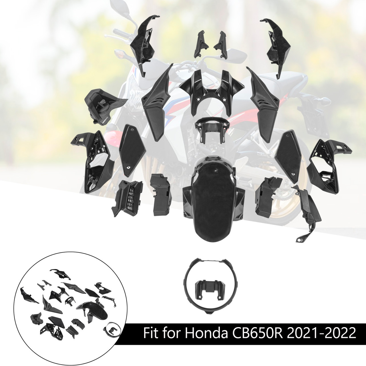 2021-2023 Honda CB650R Amotopart Fairing Kit Generic #75