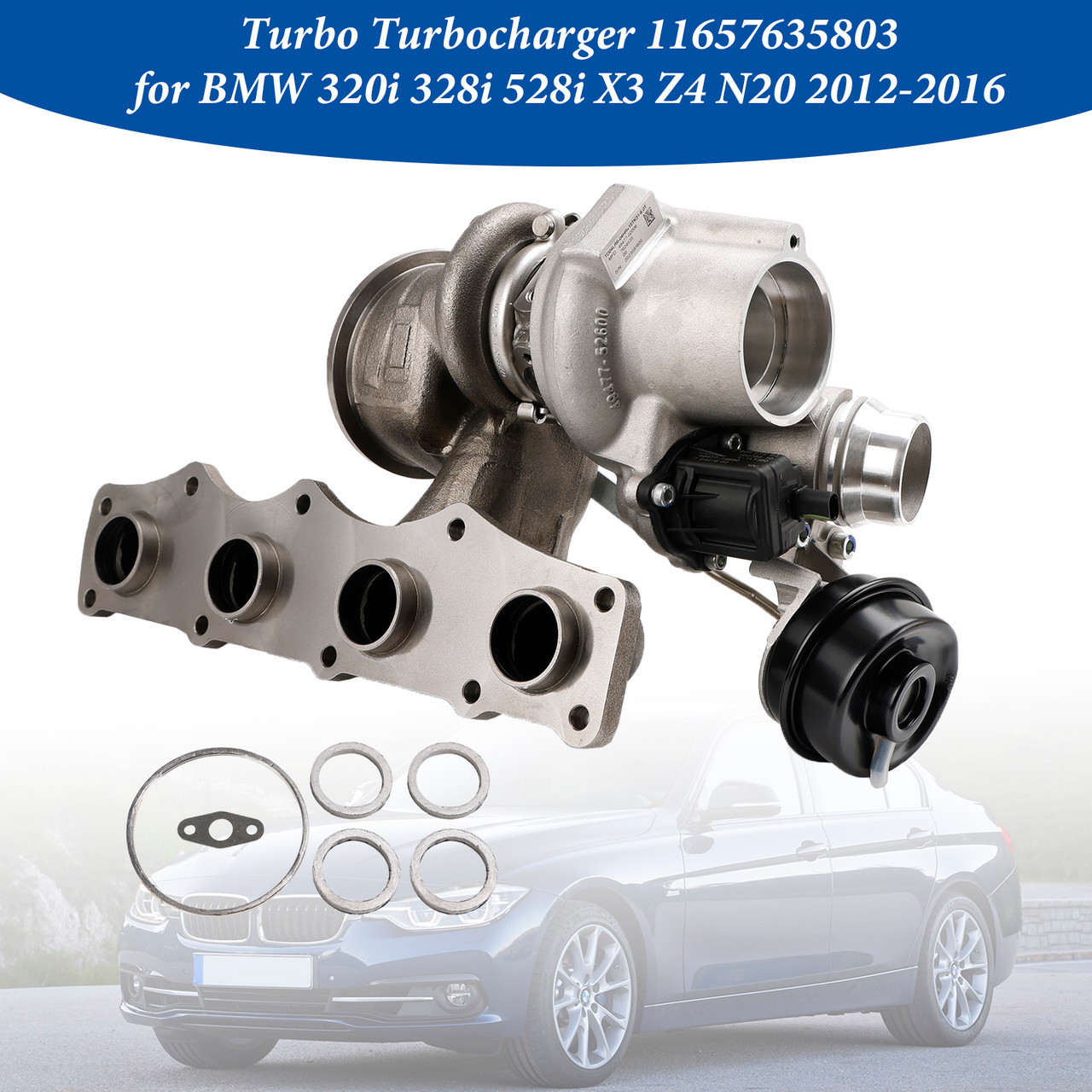 Turbo Turbocharger 11657635803 for BMW 320i 328i 528i X3 Z4 N20 2012-2016