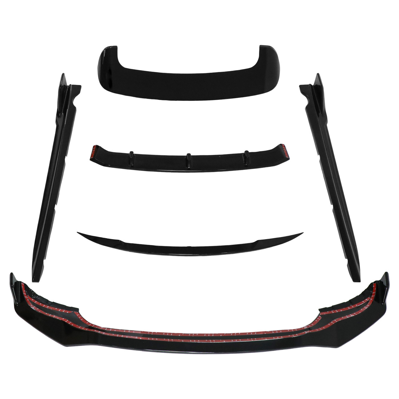 BMW X5 G05 2019+ Diffuser Body Kit Side Skirts Spoiler Lip Glossy Black