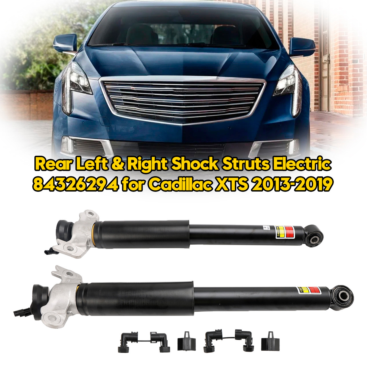 Rear Left & Right Shock Struts Electric 84326294 for Cadillac XTS 2013-2019