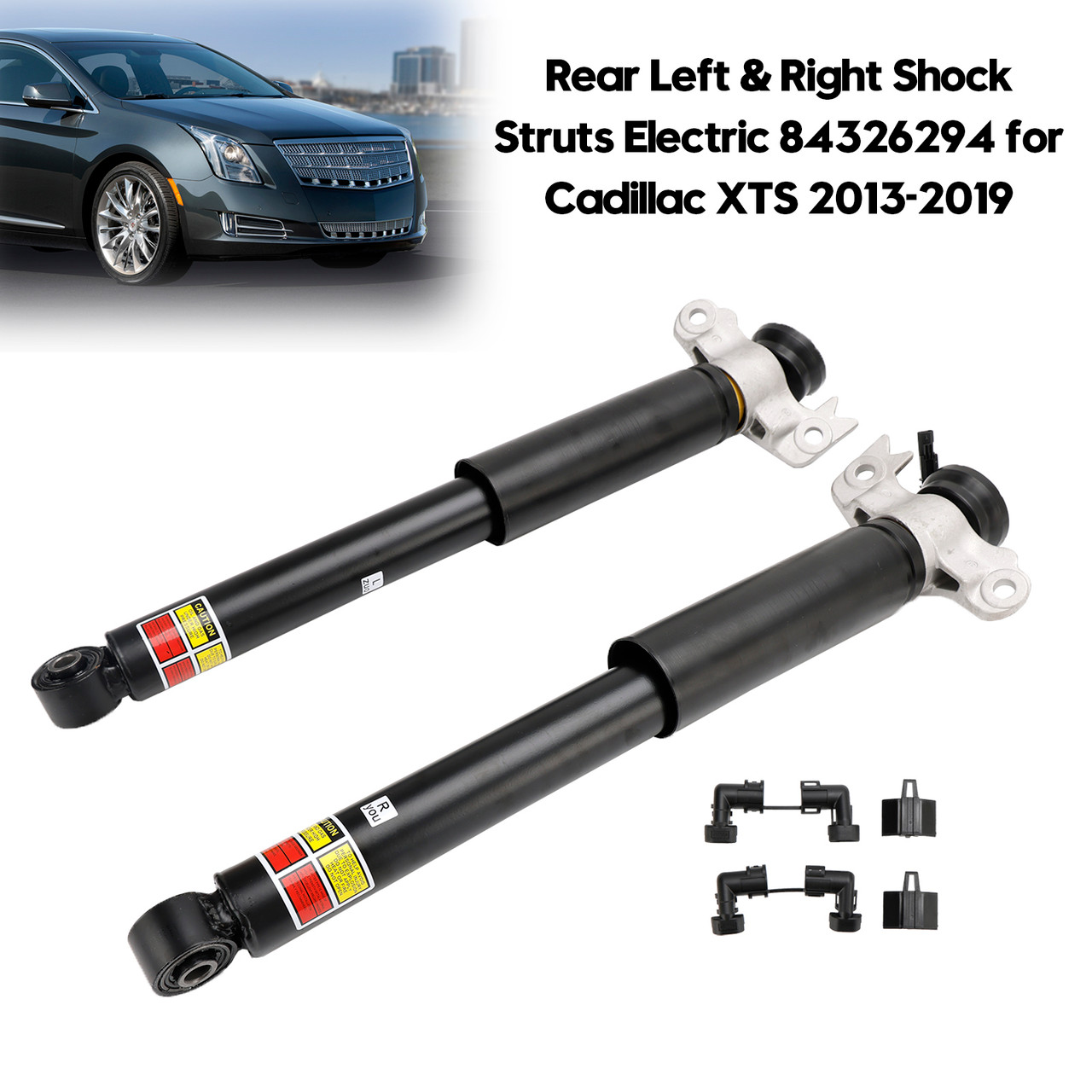 Rear Left & Right Shock Struts Electric 84326294 for Cadillac XTS 2013-2019