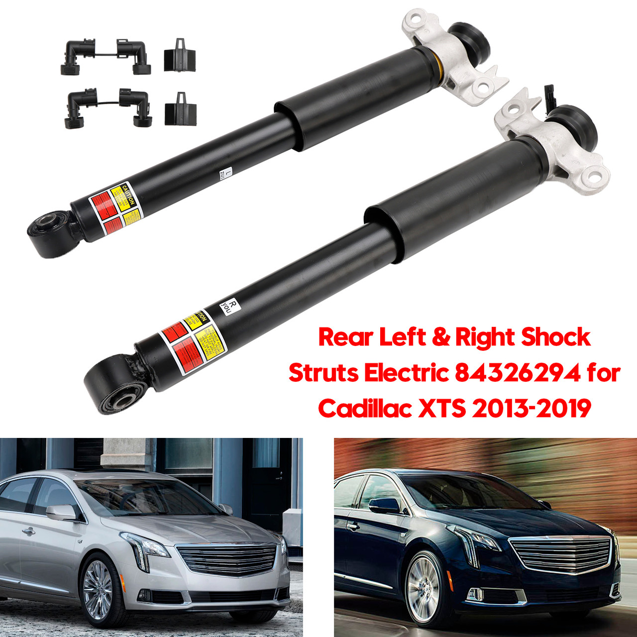 Rear Left & Right Shock Struts Electric 84326294 for Cadillac XTS 2013-2019