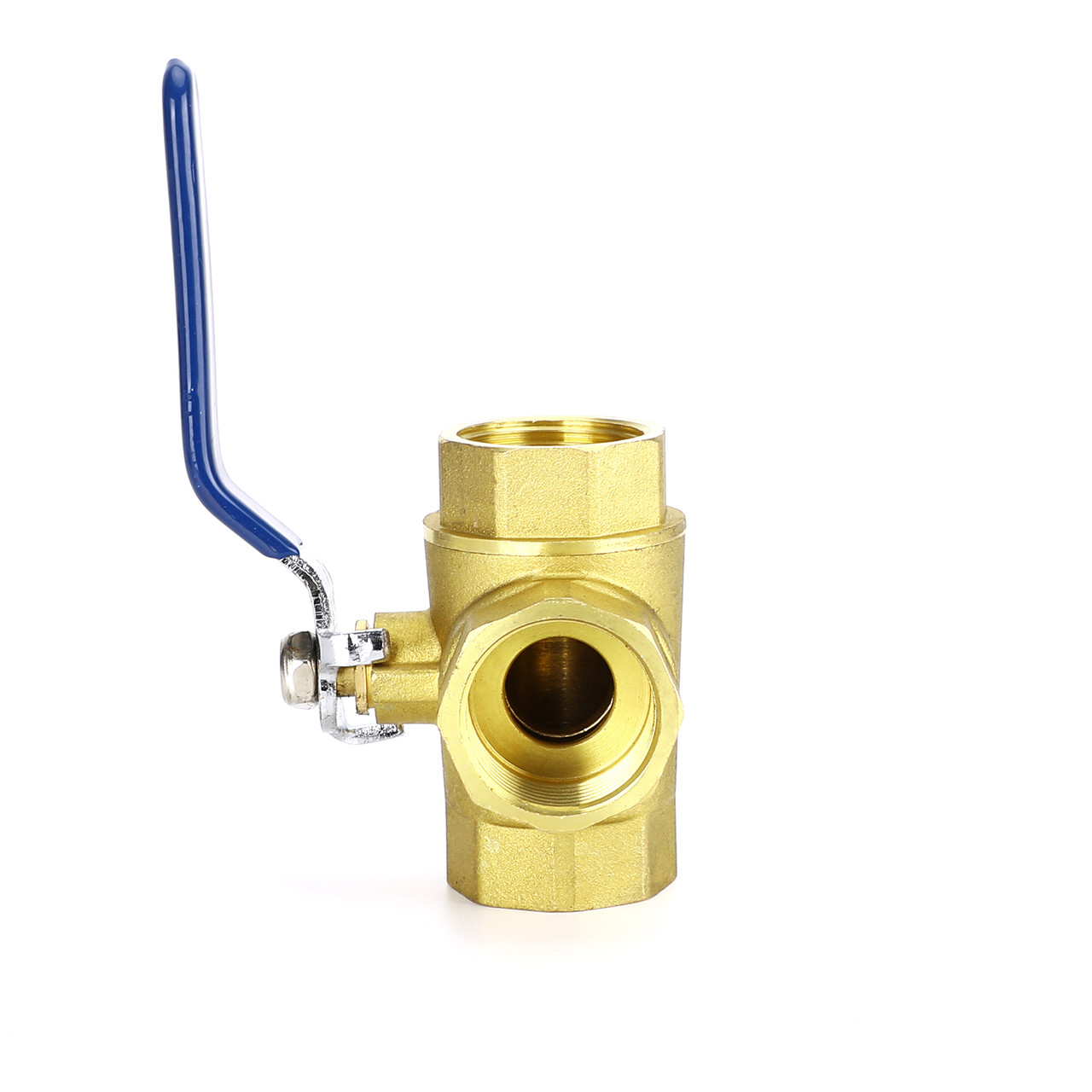 1" 3 Way Ball Valve Female L Port Vinly Insulation Handle 600 WOG DN25