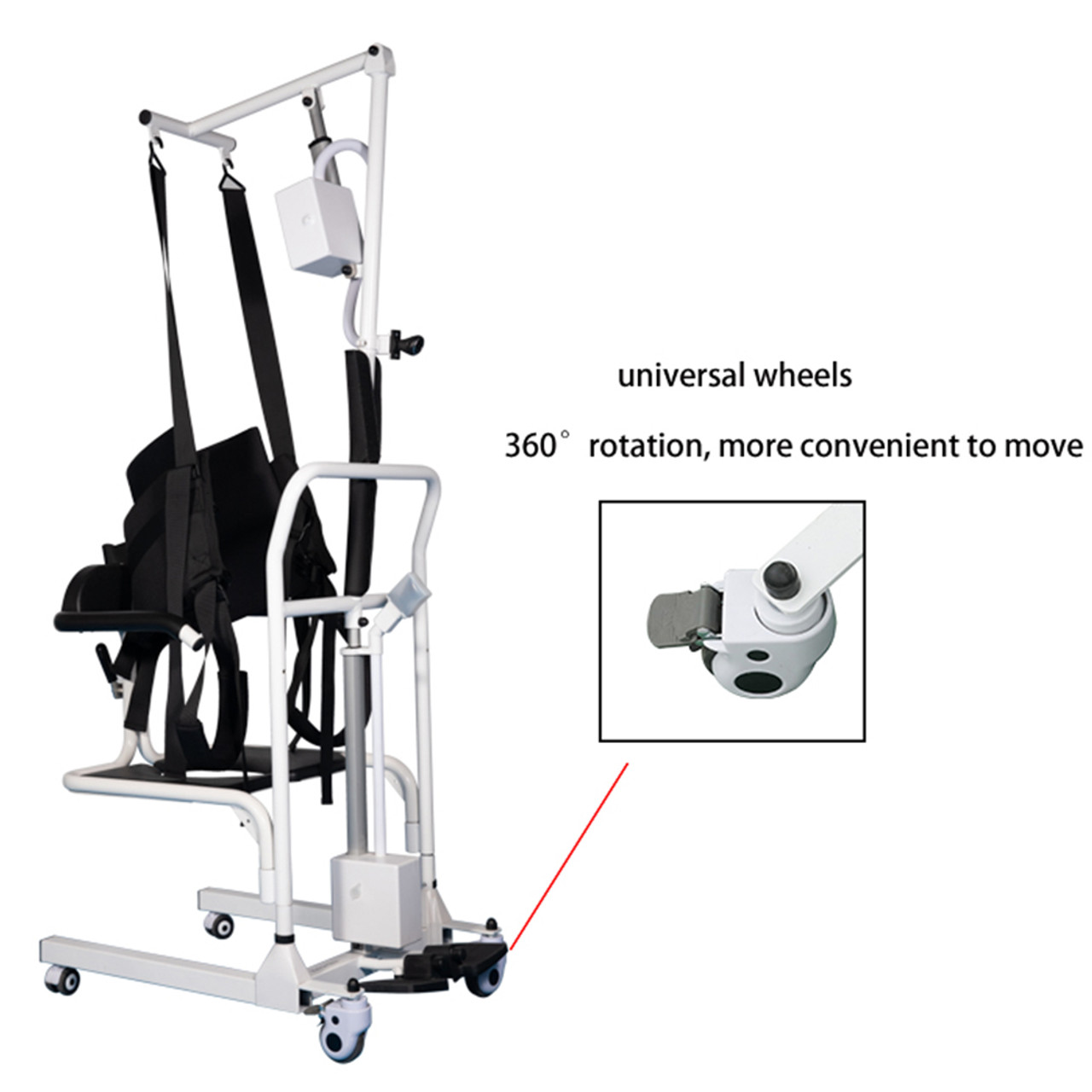 Electric Transfer Chair Patient Lift (4 in 1) for Home