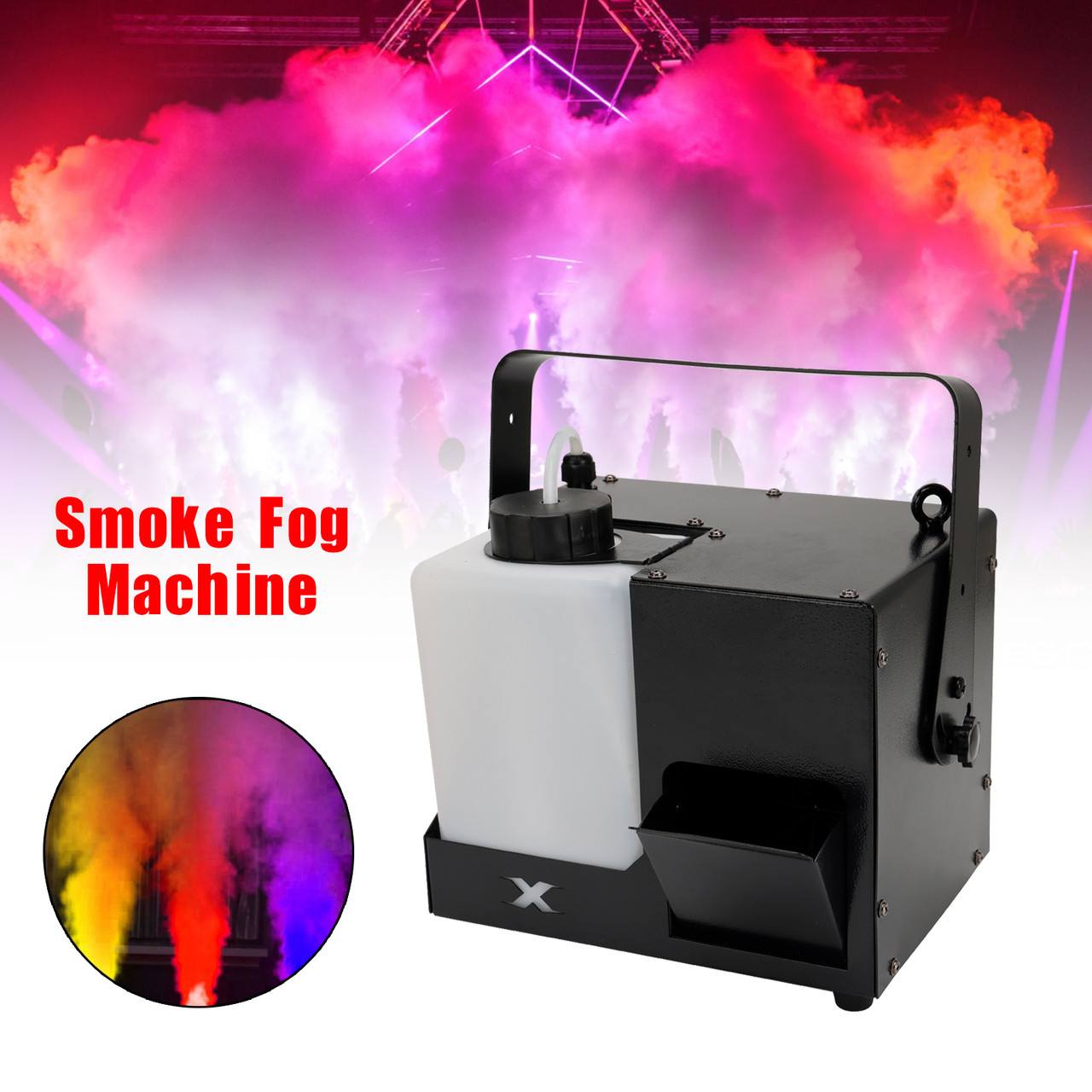 DMX Low Profile Hazer Haze Smoke Fog Machine Theater Stage Effect Party DJ