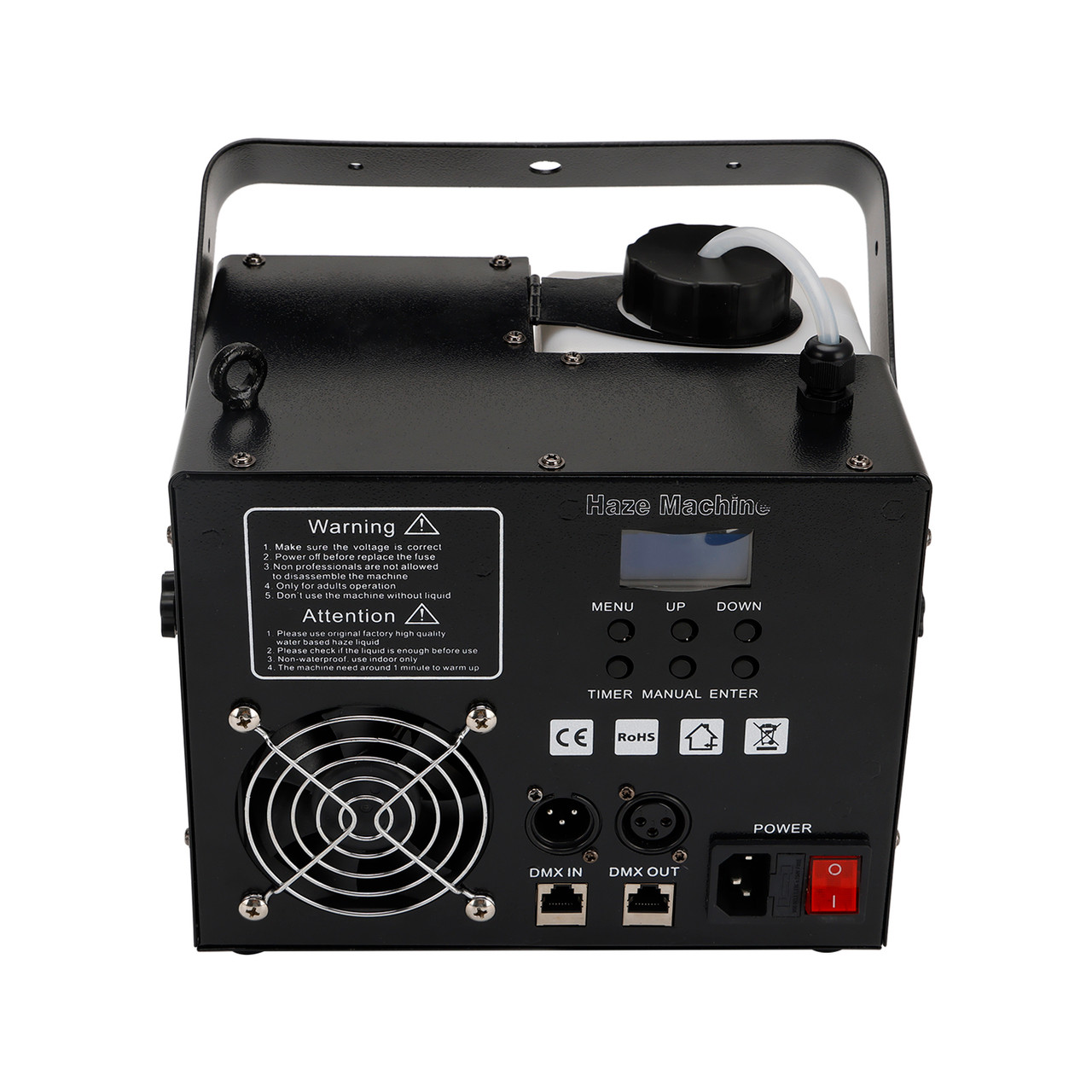 DMX Low Profile Hazer Haze Smoke Fog Machine Theater Stage Effect Party DJ