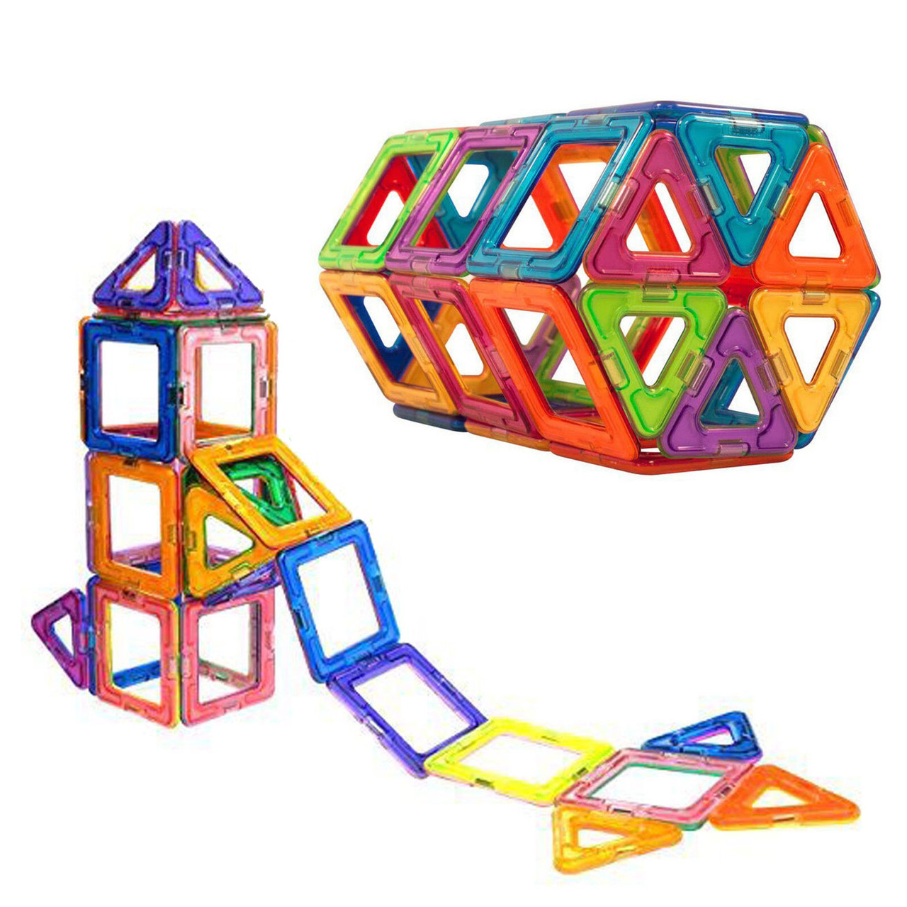 51Pcs All Magnetic Building Blocks Construction Children Toys Educational Block