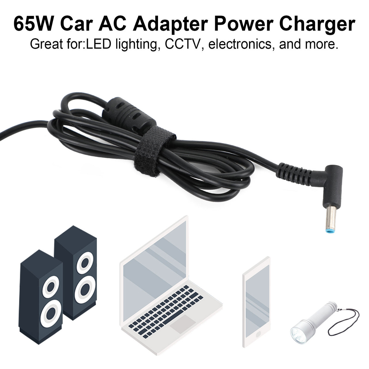 65W Car AC Adapter Power Charger For HP Laptop Notebook 4.5x3.0mm 19.5V 3.33A