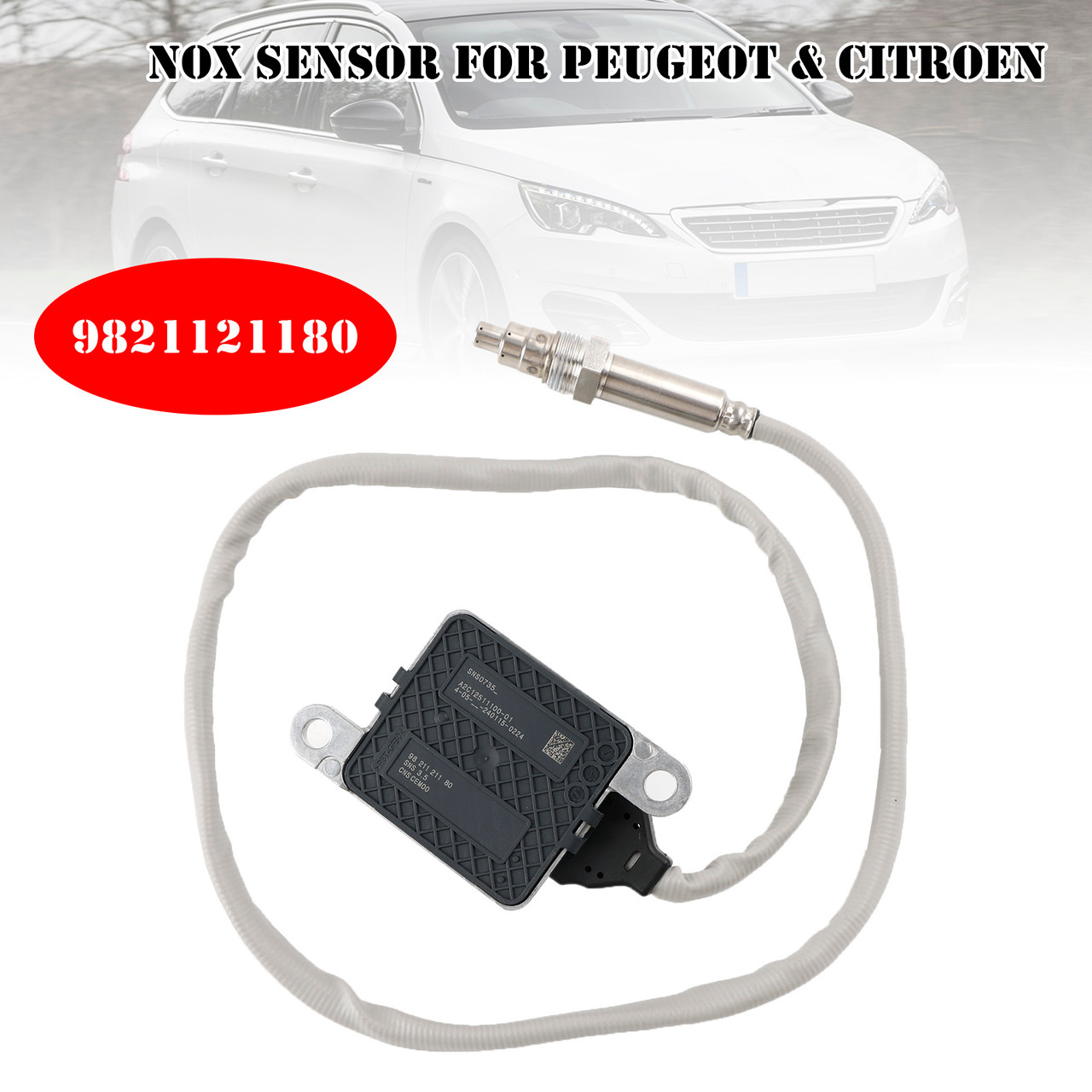 Nox Sensor 9821121180 For Peugeot 308 508 Citroen Berlingo C3 1.6/2.0 BlueHDi