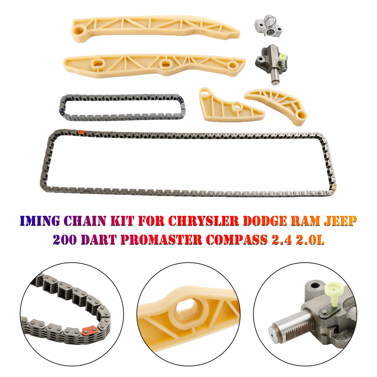 Timing Chain Kit For Jeep 200 Dart ProMaster Compass 2.4 2.0L 50048317 50048316