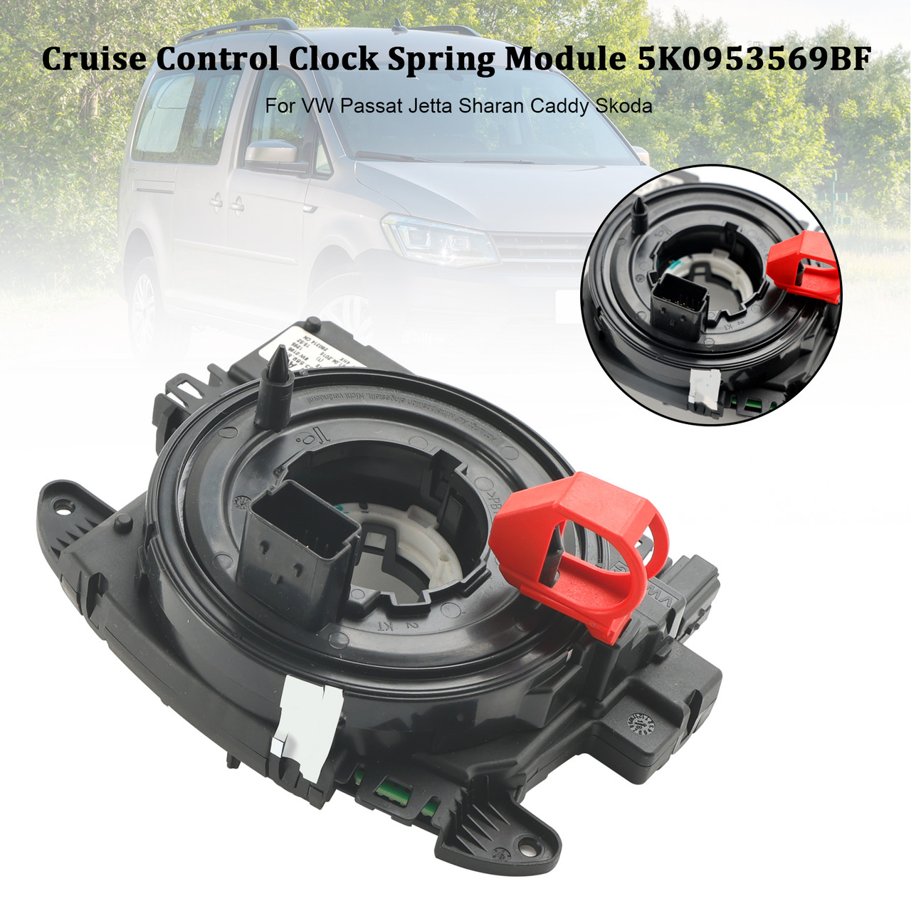 Cruise Control Clock Spring Module 5K0953569BF For VW Passat Jetta Sharan Caddy