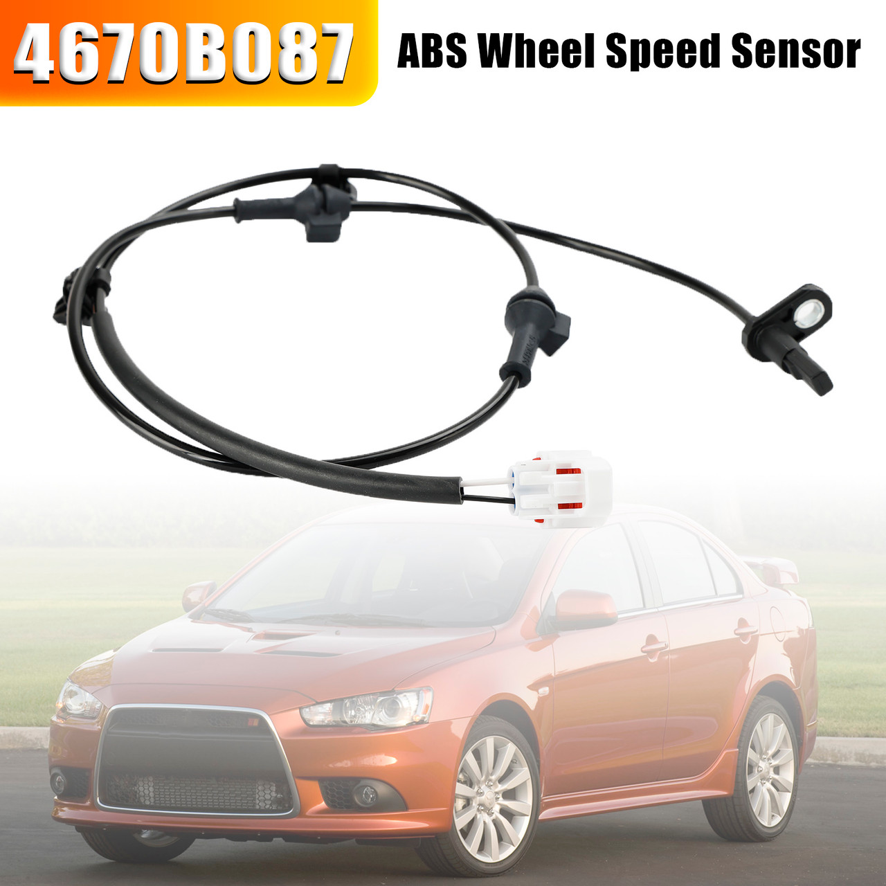 ABS Wheel Speed Sensor Front Left/Right For Mitsubishi Mirage 4670B087