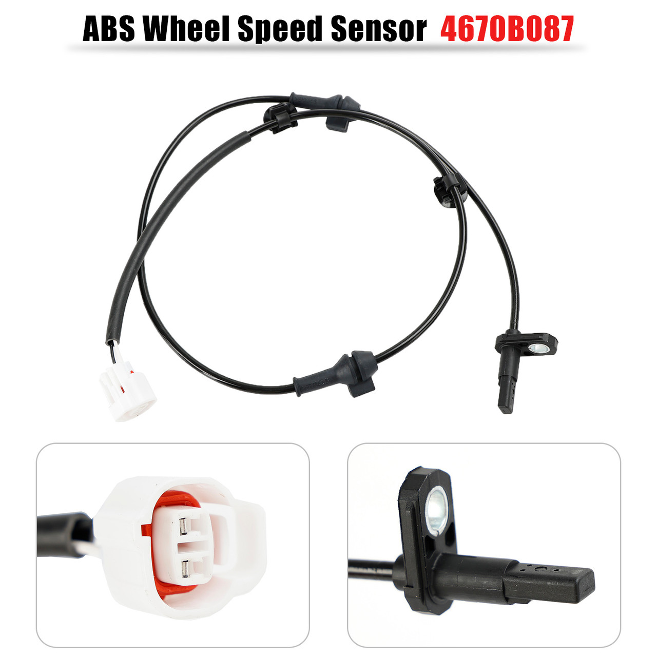 ABS Wheel Speed Sensor Front Left/Right For Mitsubishi Mirage 4670B087