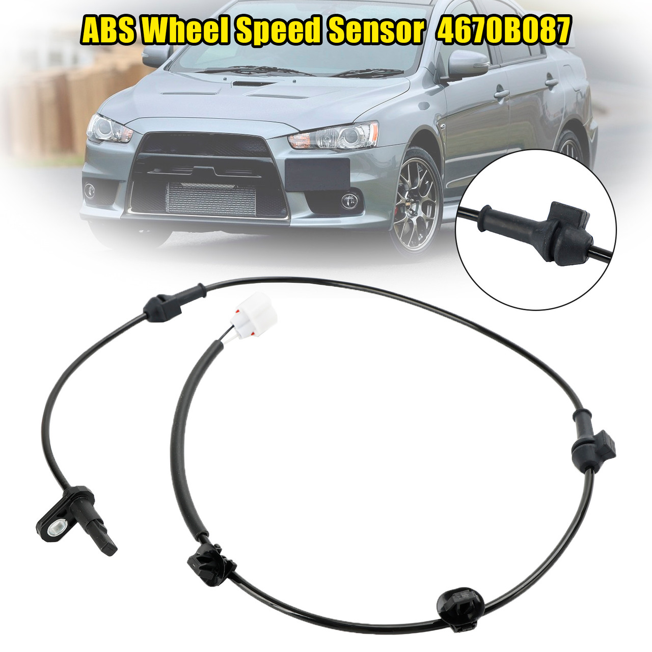 ABS Wheel Speed Sensor Front Left/Right For Mitsubishi Mirage 4670B087