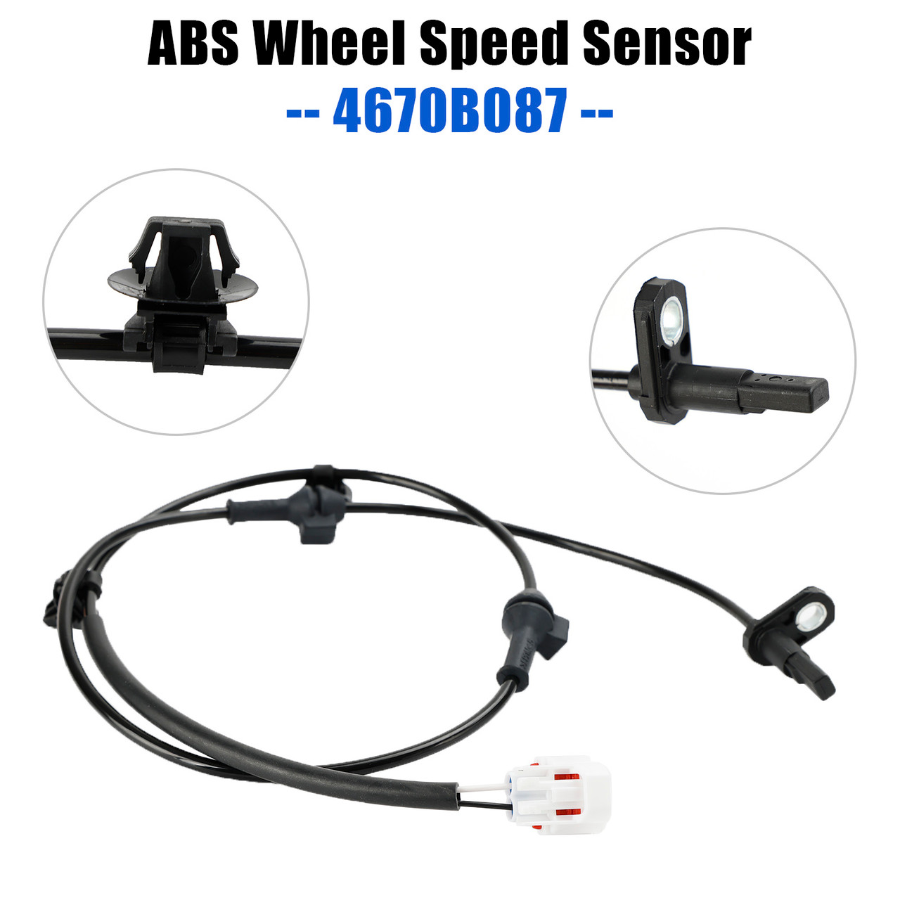 ABS Wheel Speed Sensor Front Left/Right For Mitsubishi Mirage 4670B087