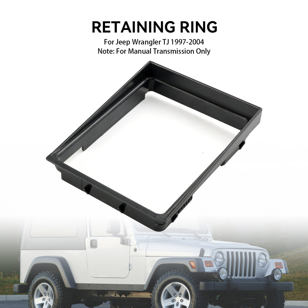 Transmission Shift Boot Bezel Manual Trans Fit Jeep Wrangler TJ 1997-2004