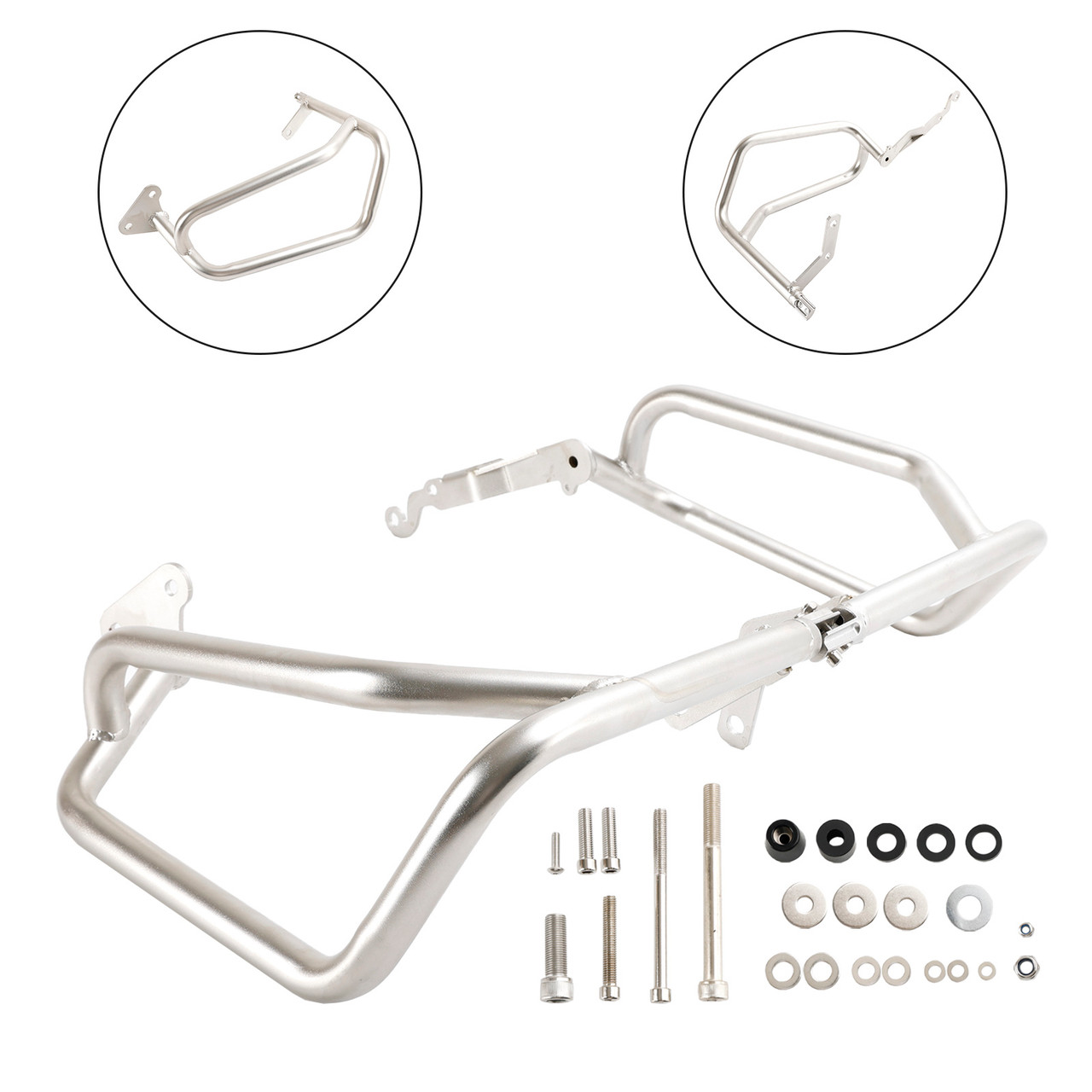 Lower Engine Guard Frame Crash Bar Steel Fit Silver For Honda Nt1100 Nt 1100 22