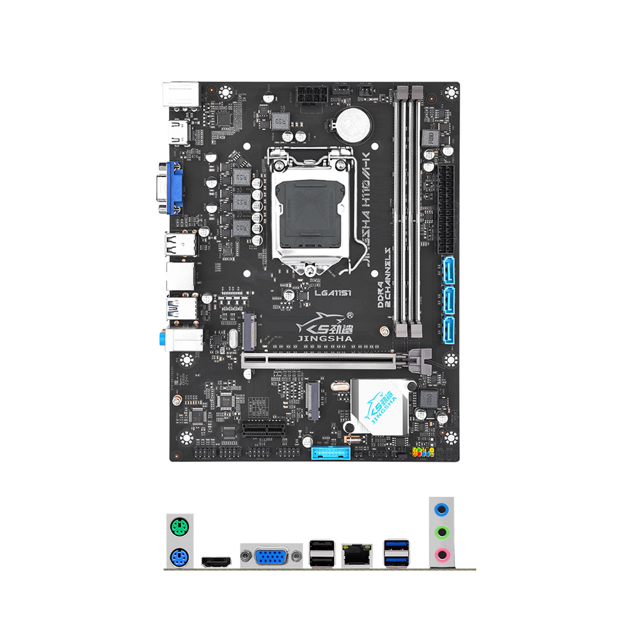 H110M-K Computer Motherboard DDR4 Memory LGA-1151 Processor Dual M.2 Hard Drive