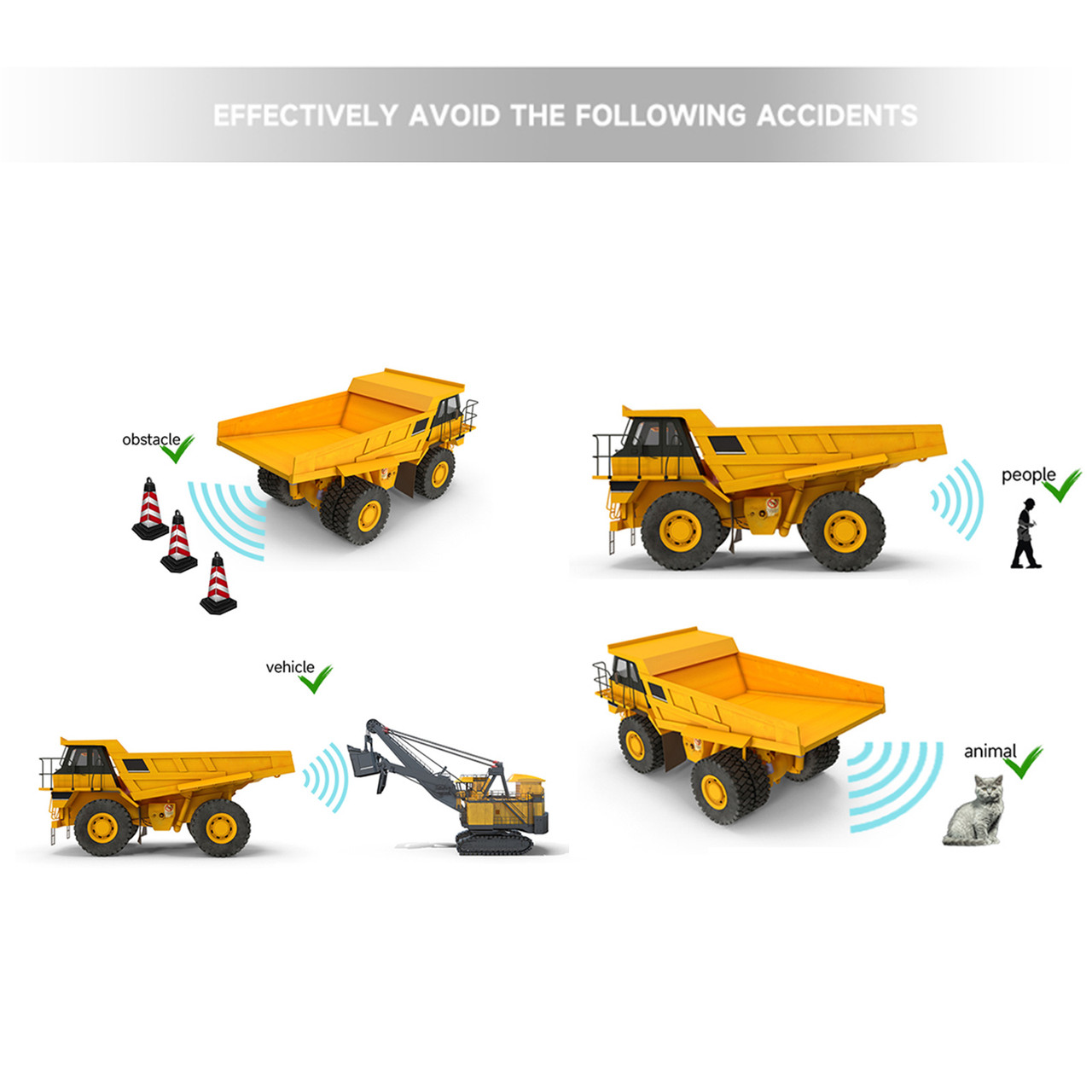 12-24V 77Ghz Millimeter Wave Radar Obstacle Avoidance Warning System for Truck